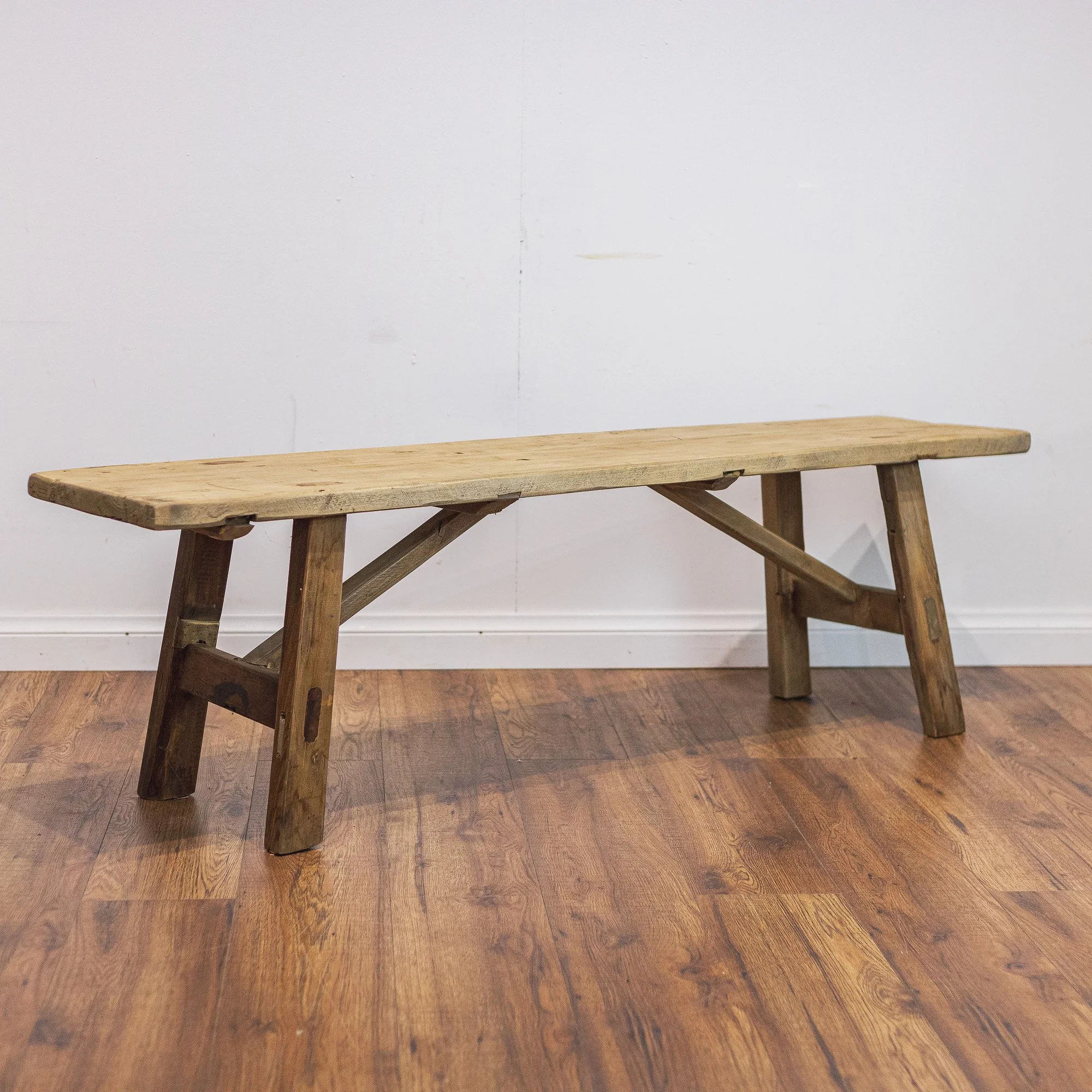 Rustic Reclaimed Elm Dining Bench Seat-12.jpg
