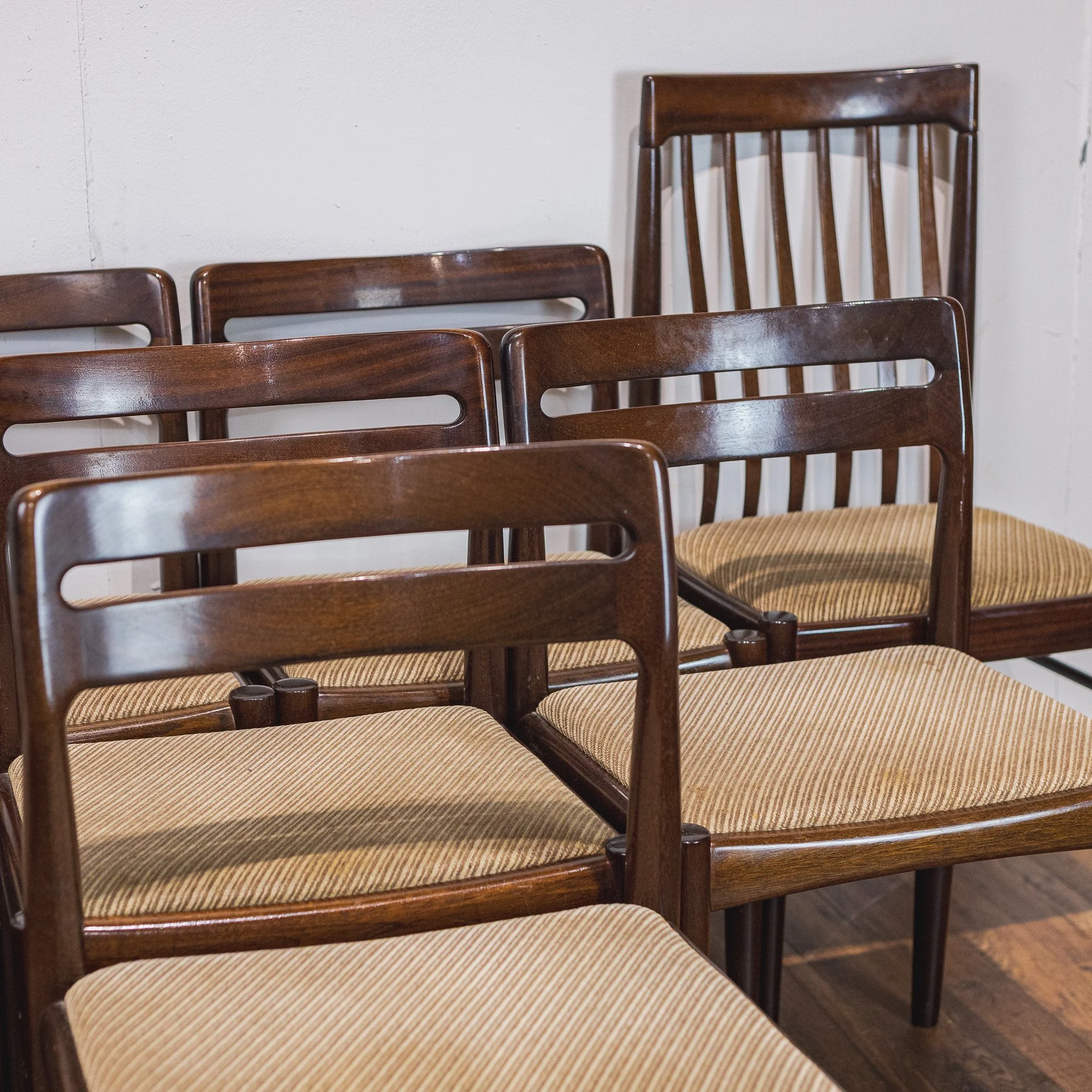 H.W. Klein for Bramin 8x Mahogany Dining Chairs (6+2)-3.jpg
