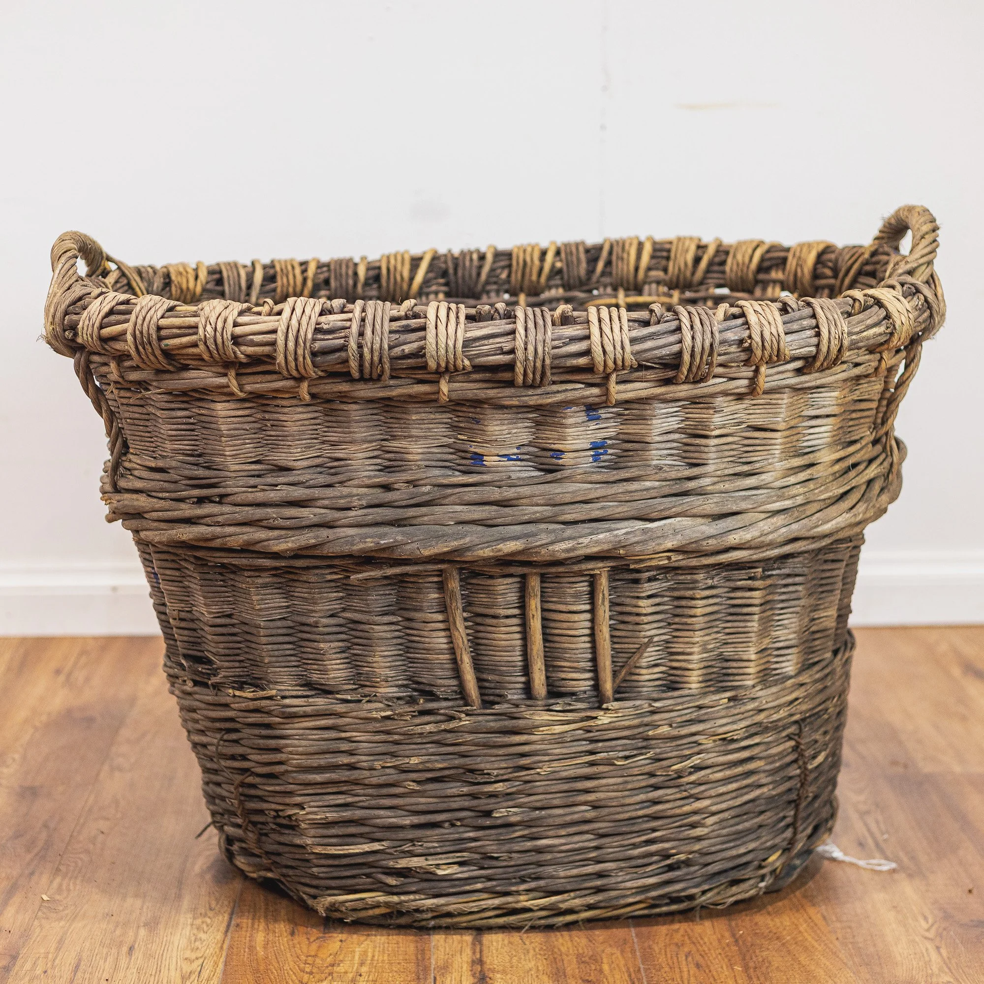 Original French Wicker Champagne Grape Collecting Basket - 5-6.jpg