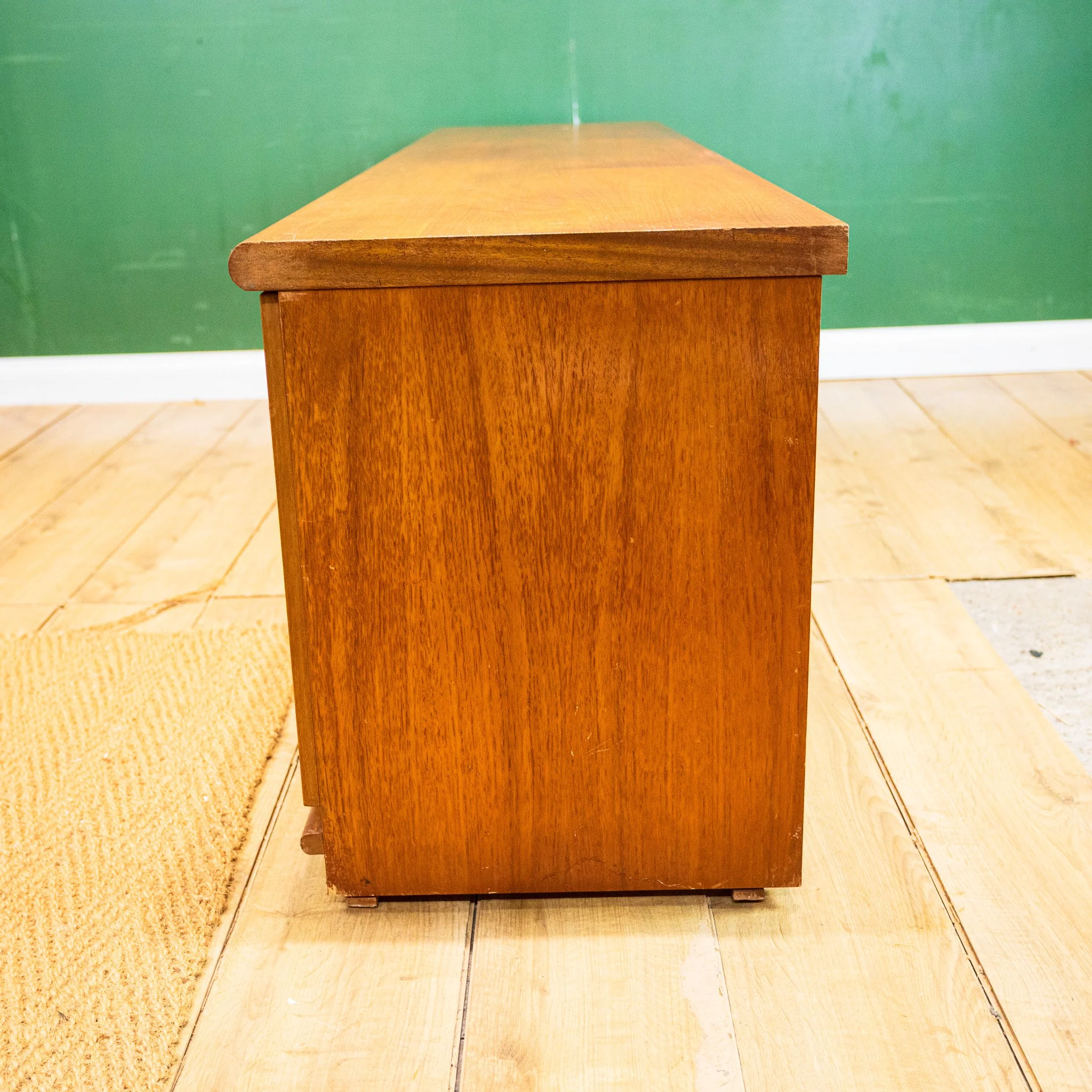 6 Door Low Teak Sideboard