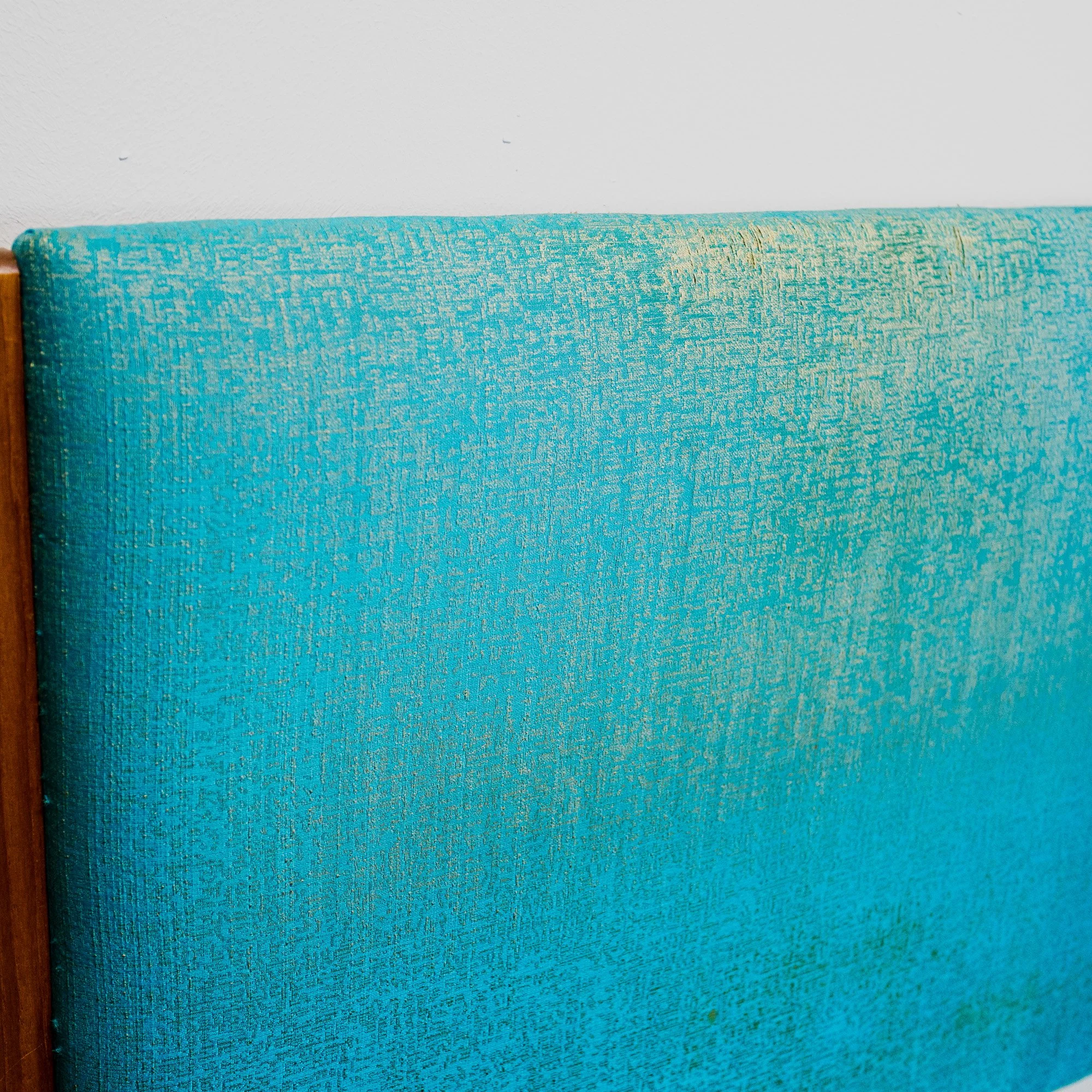 G Plan Fresco Teak Double Headboard with Floating Bedside Cabinets by V. B. Wilkins