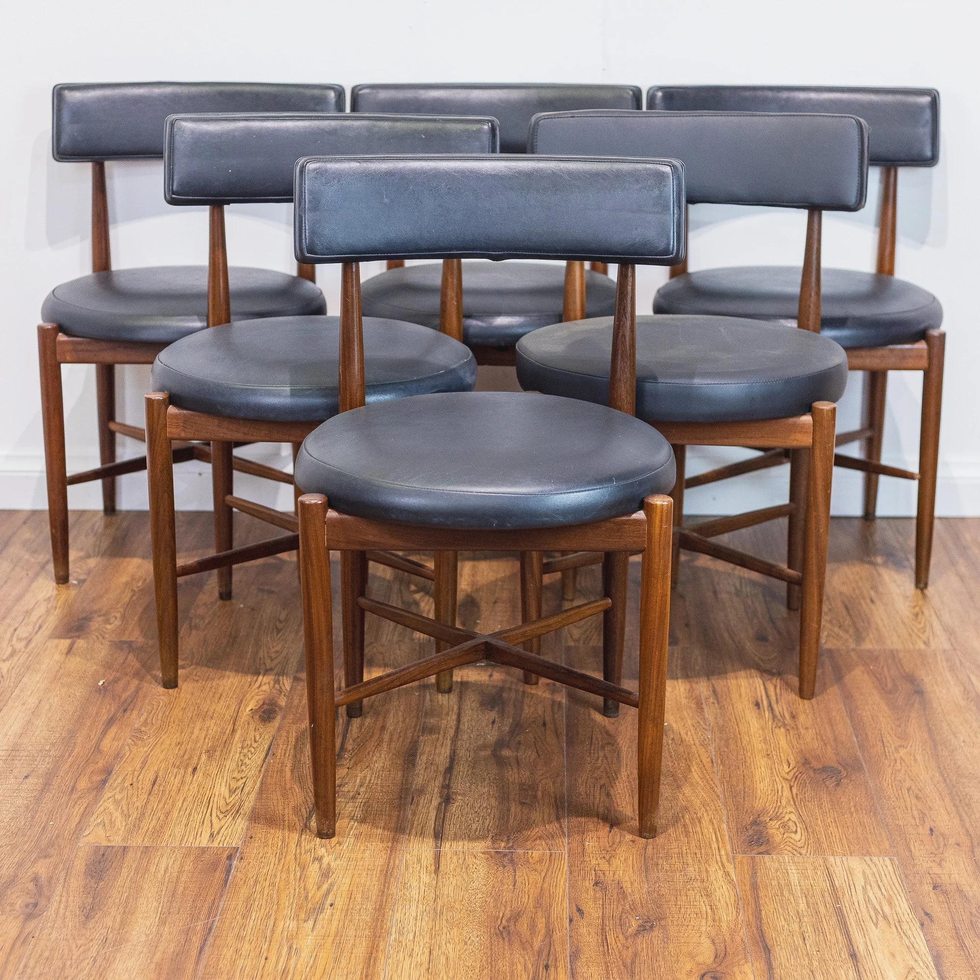 21. G Plan Fresco Teak Round Dining Chairs x6 by V. Wilkins -2.jpg