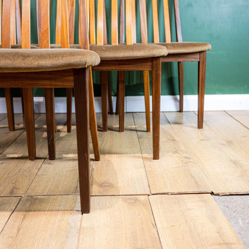 G Plan Fresco 6x Spindle Back Dining Chairs