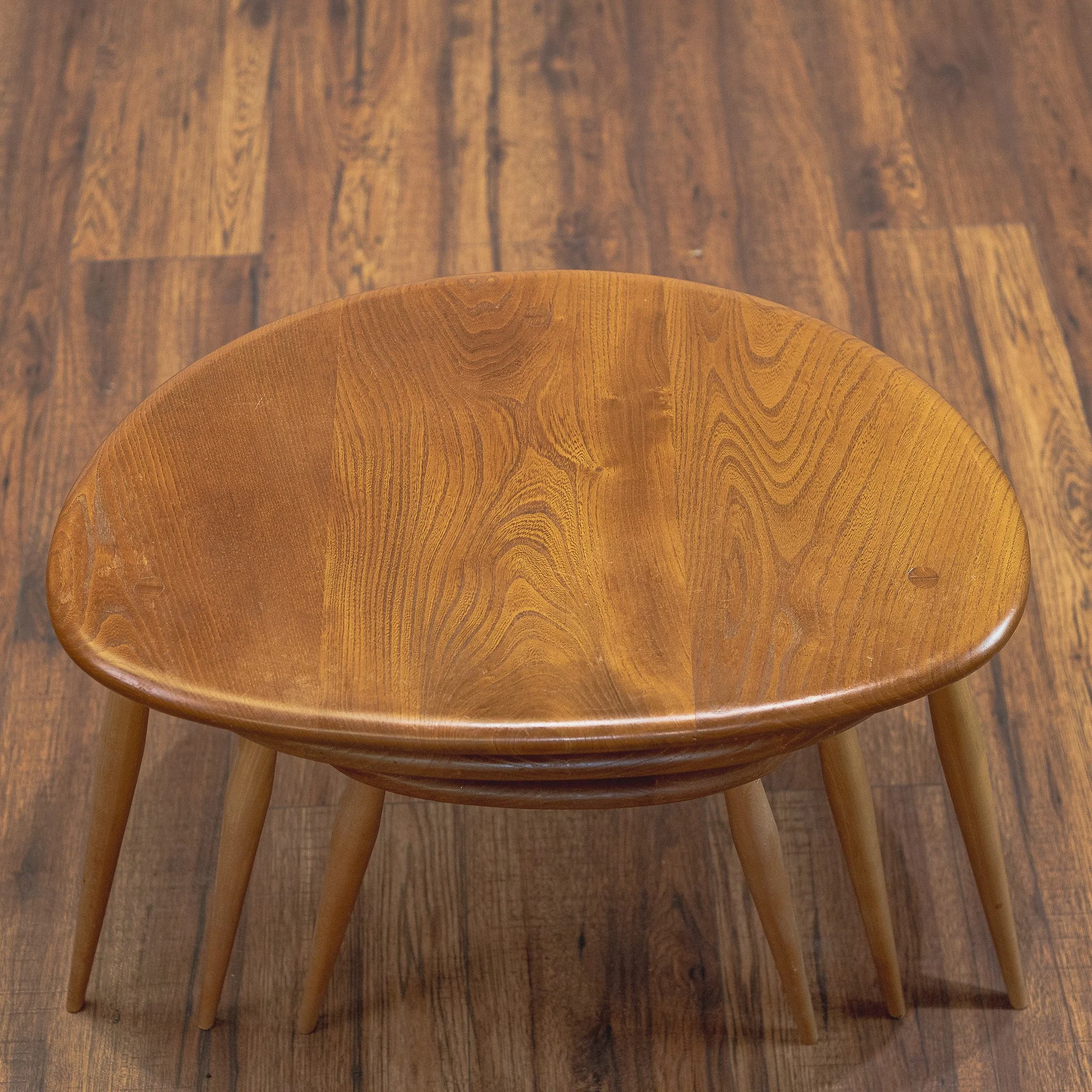 Ercol Pebbles Model 354 Nest of Tables Golden Dawn Finish-2.jpg