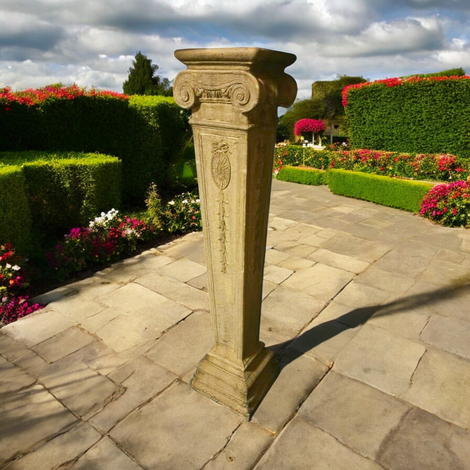 Tall Regency English Stone Column