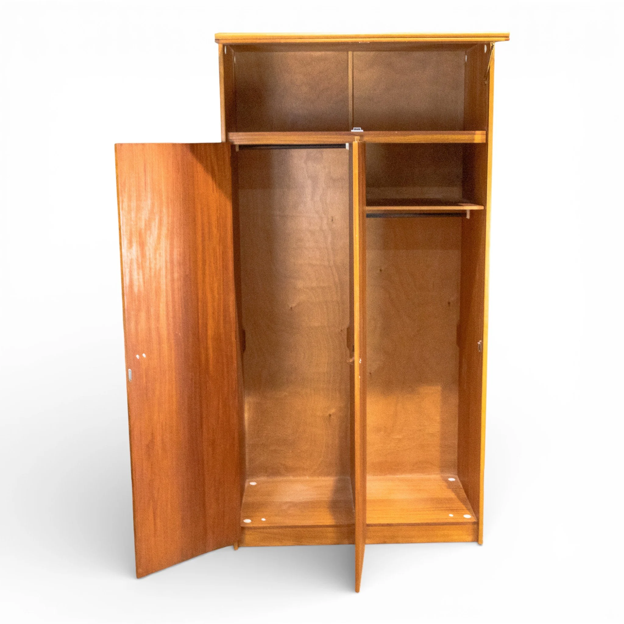 Stag Cantana S.206 Teak Double Wardrobe