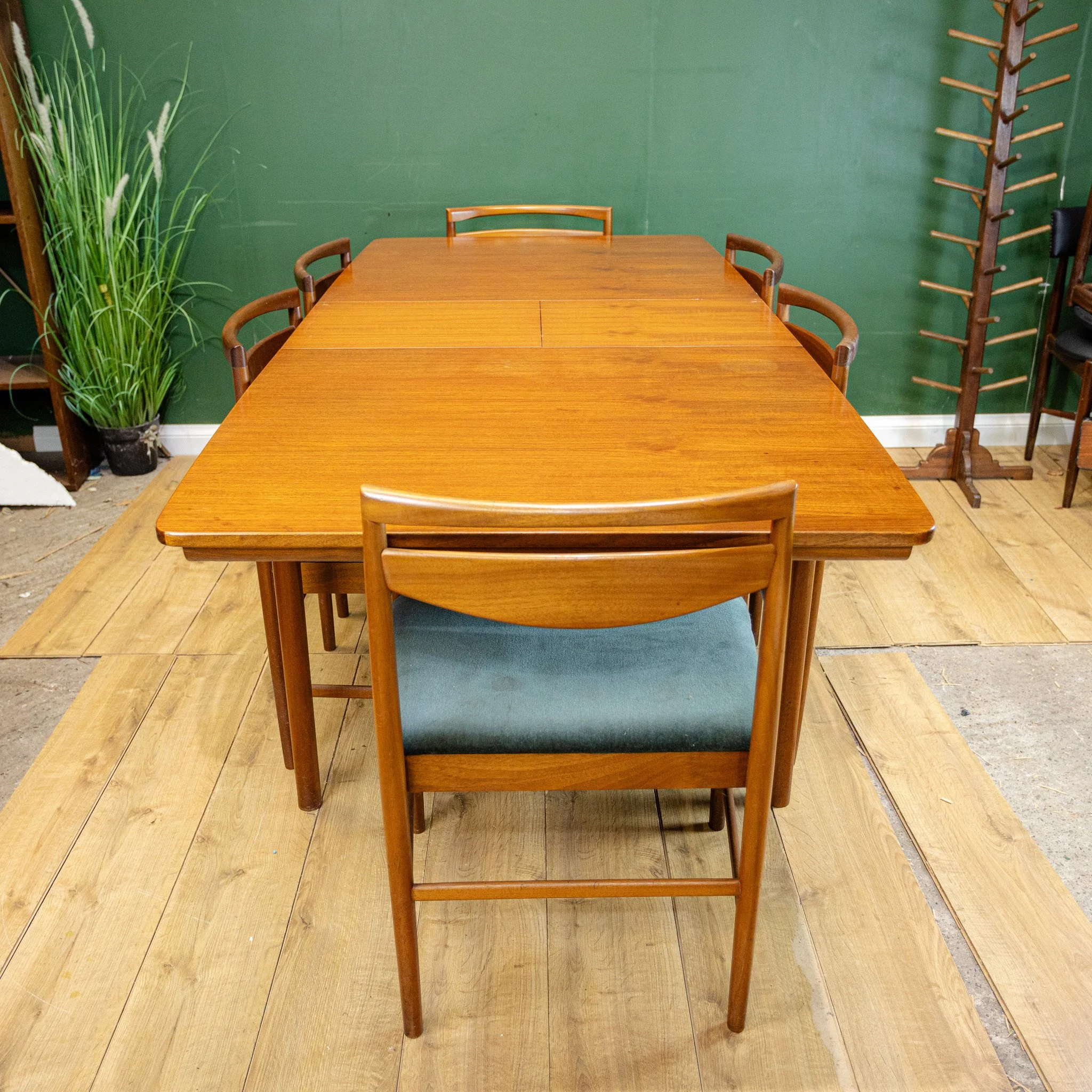McIntosh Grand Teak Dining Table and 6 Chairs