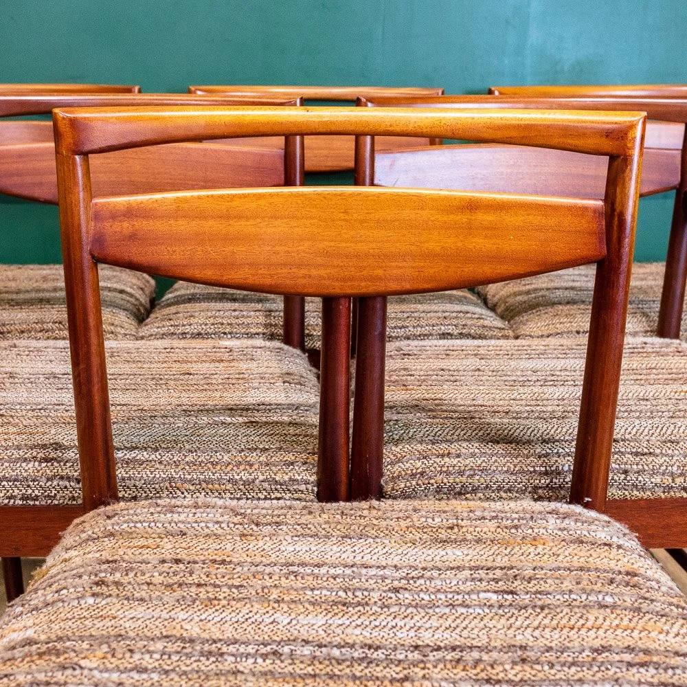 McIntosh Set of 6 Model 9433 Teak Dining Chairs