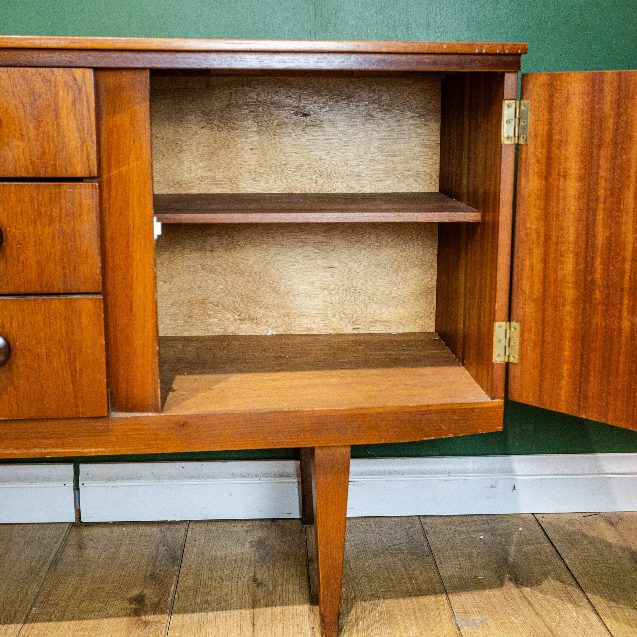 Beautility Teak 3 Drawer Sideboard