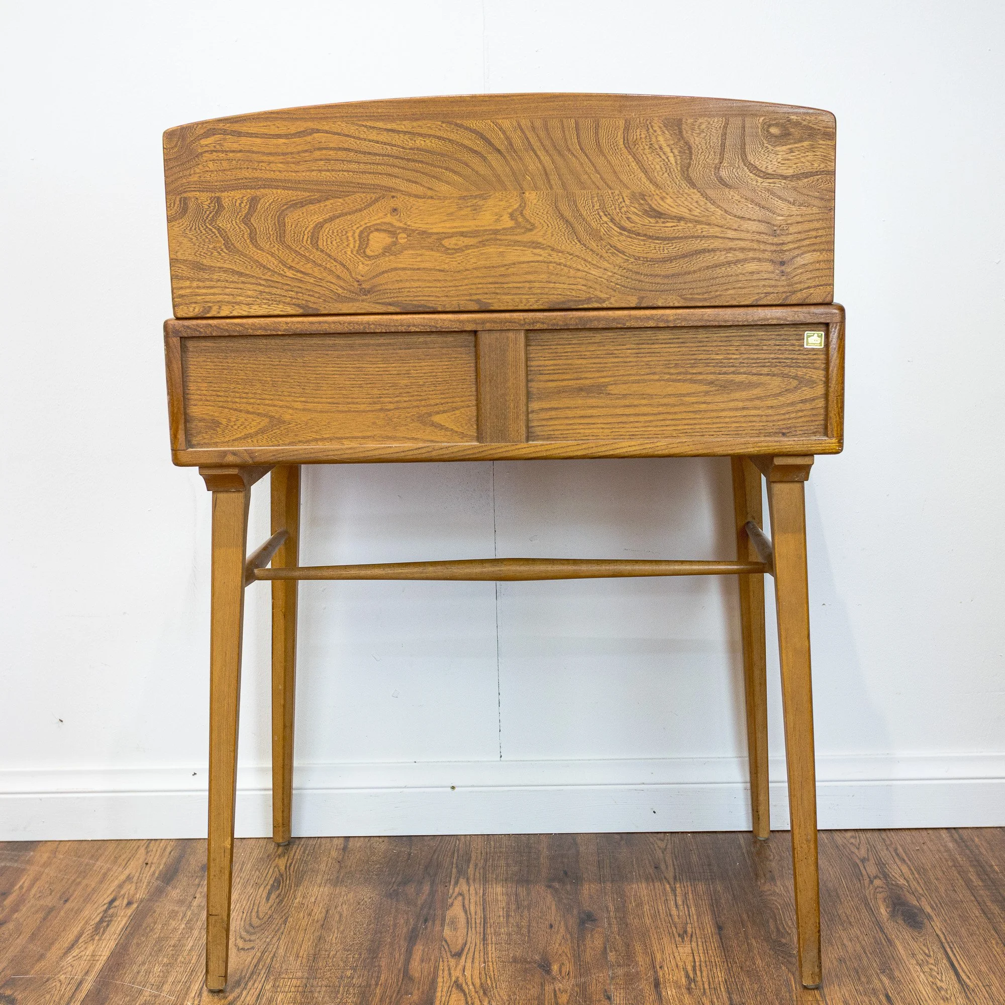 Ercol Model 439 Blonde Elm and Beech Writing Desk