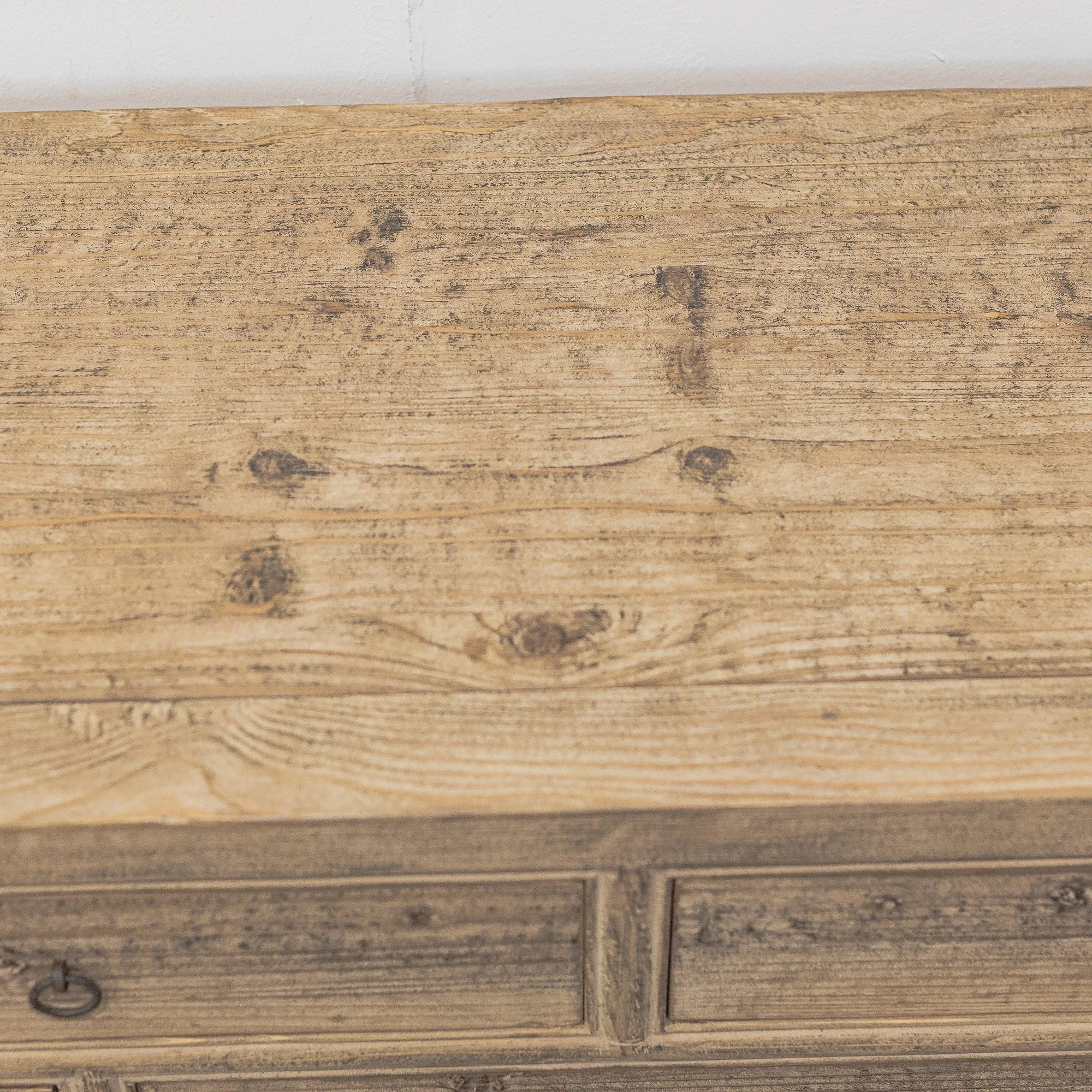 Reclaimed Silvered Elm Large 9 Drawer Console Table -8.jpg