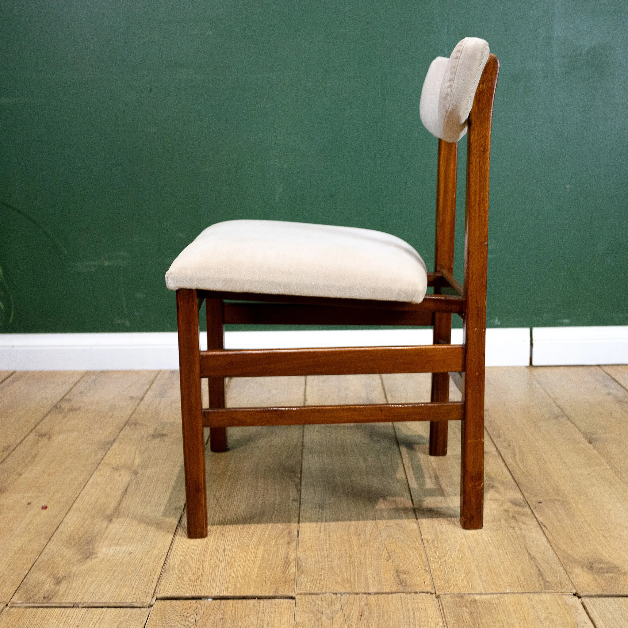 Set of 6 Mid Century Teak Dining Chairs