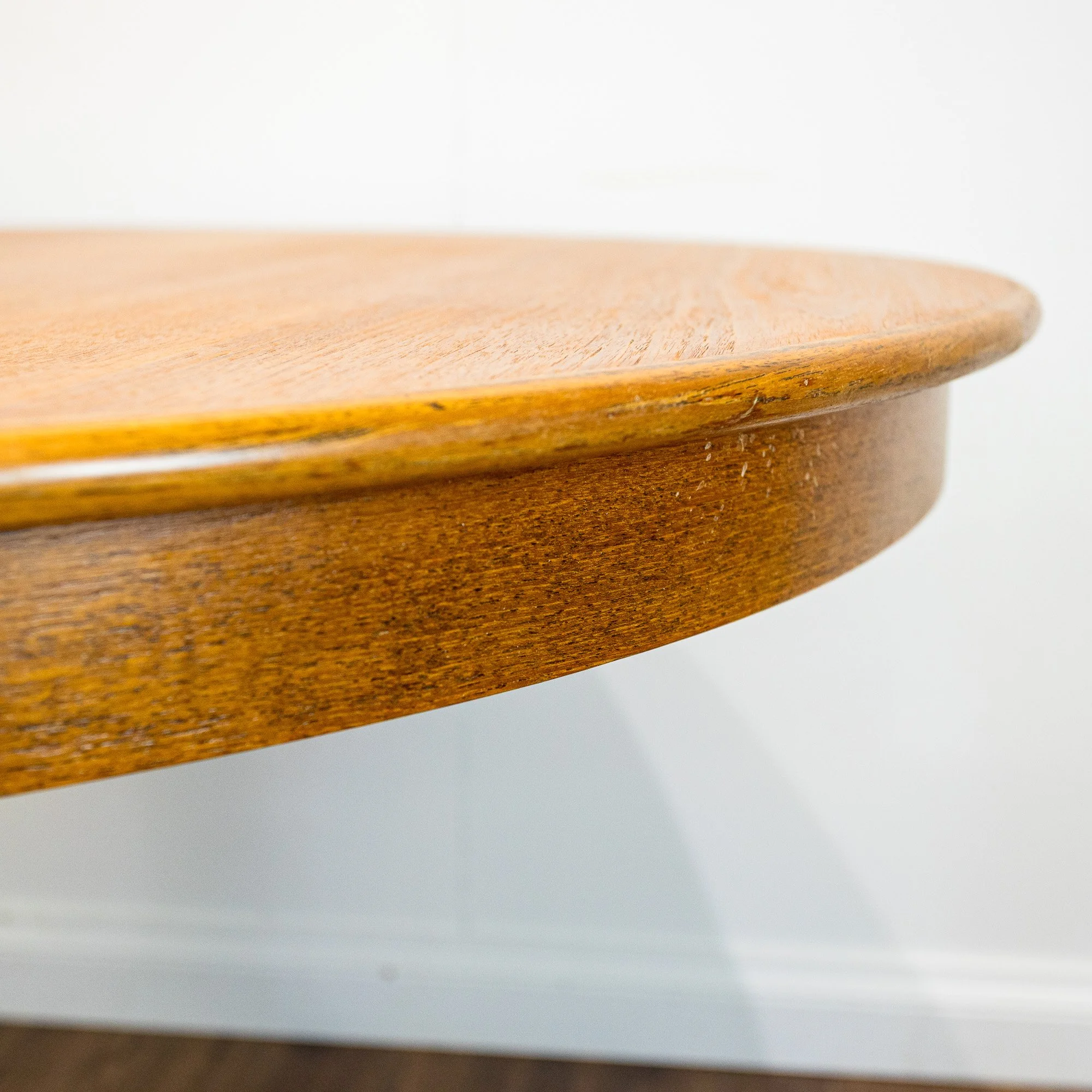 Gudme Mobelfabrik Model 451 Round Teak Extending Dining Table