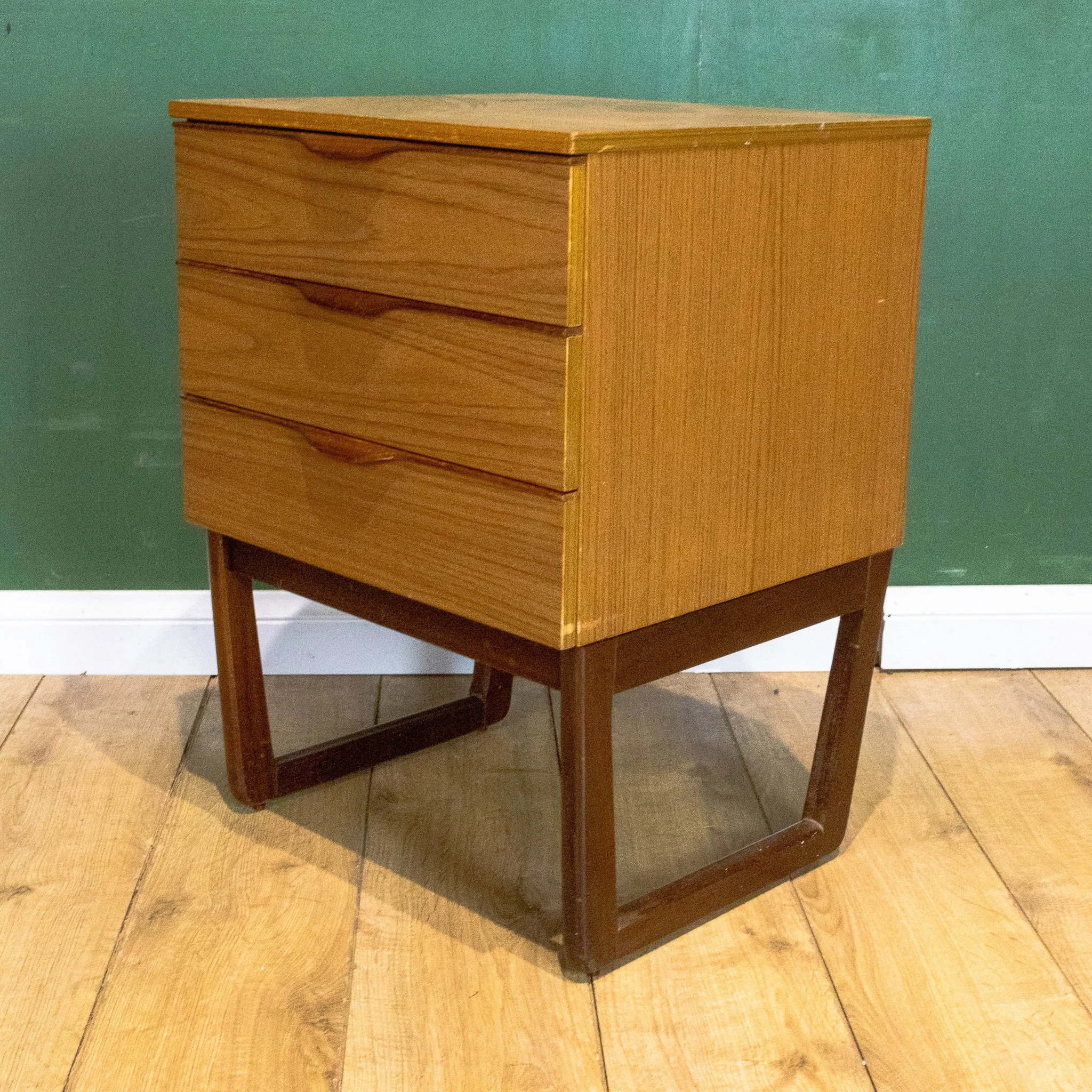 Europa Teak Bedside Cabinet