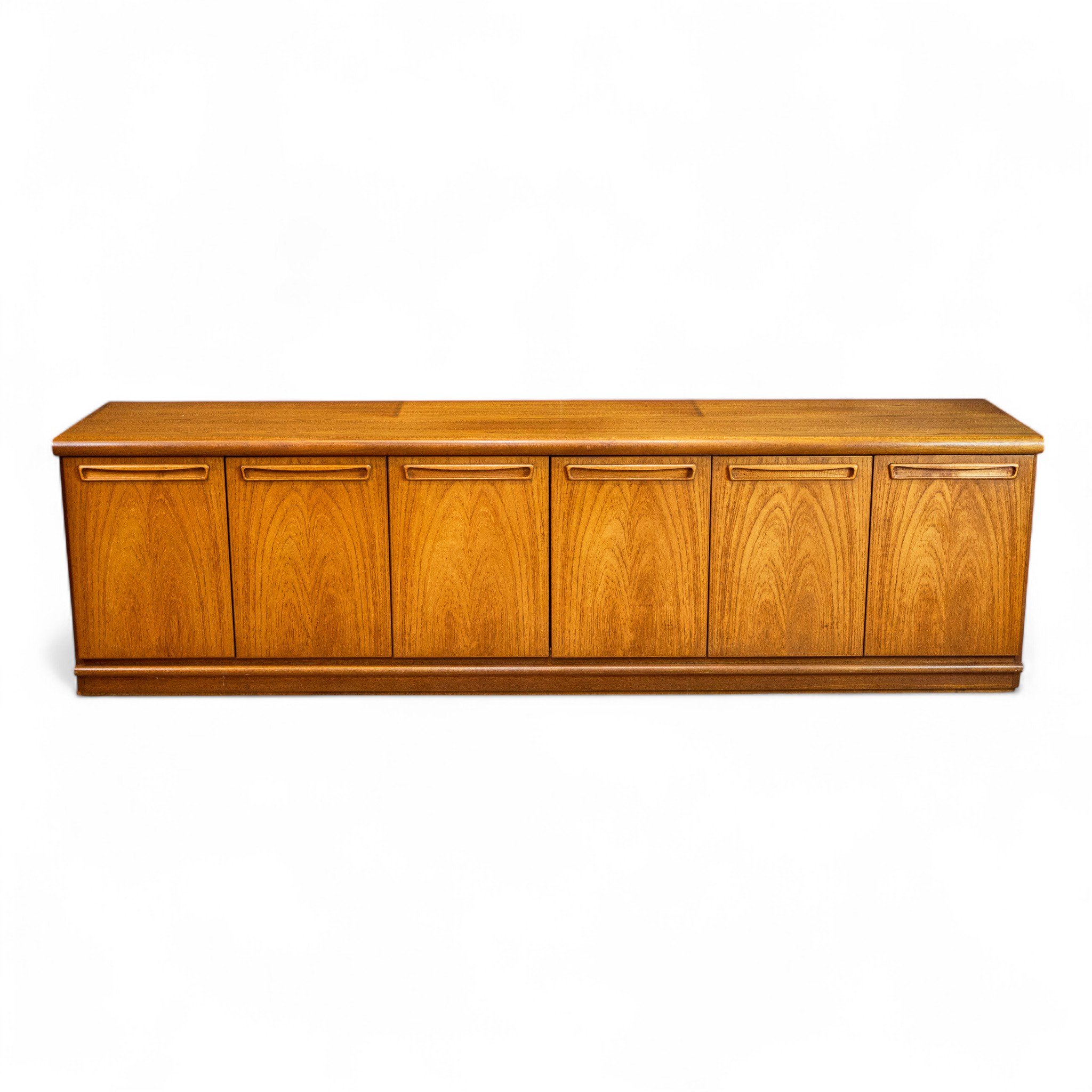 6 Door Low Teak Sideboard