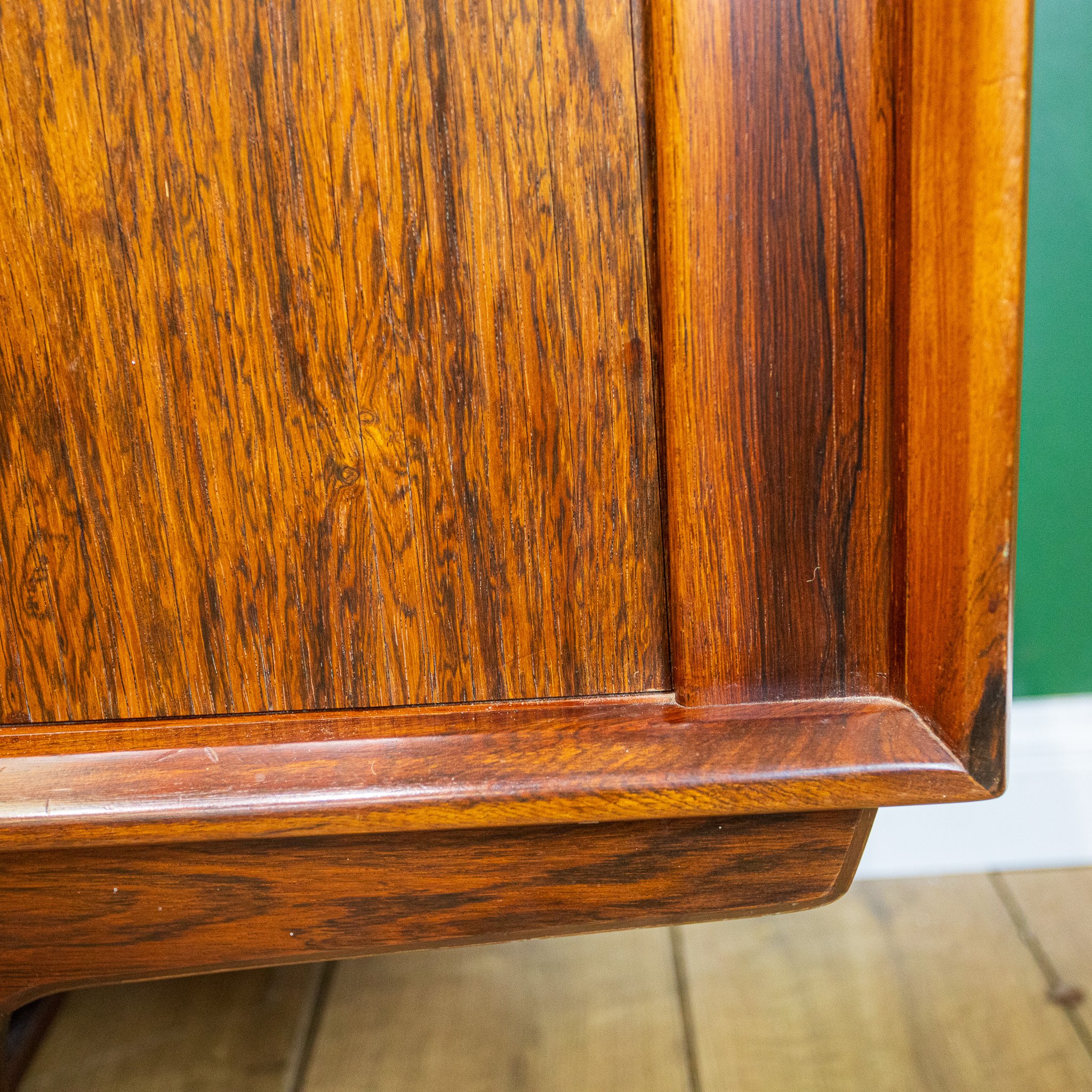 Bernhard Pedersen Rosewood Tambour Front Sideboard