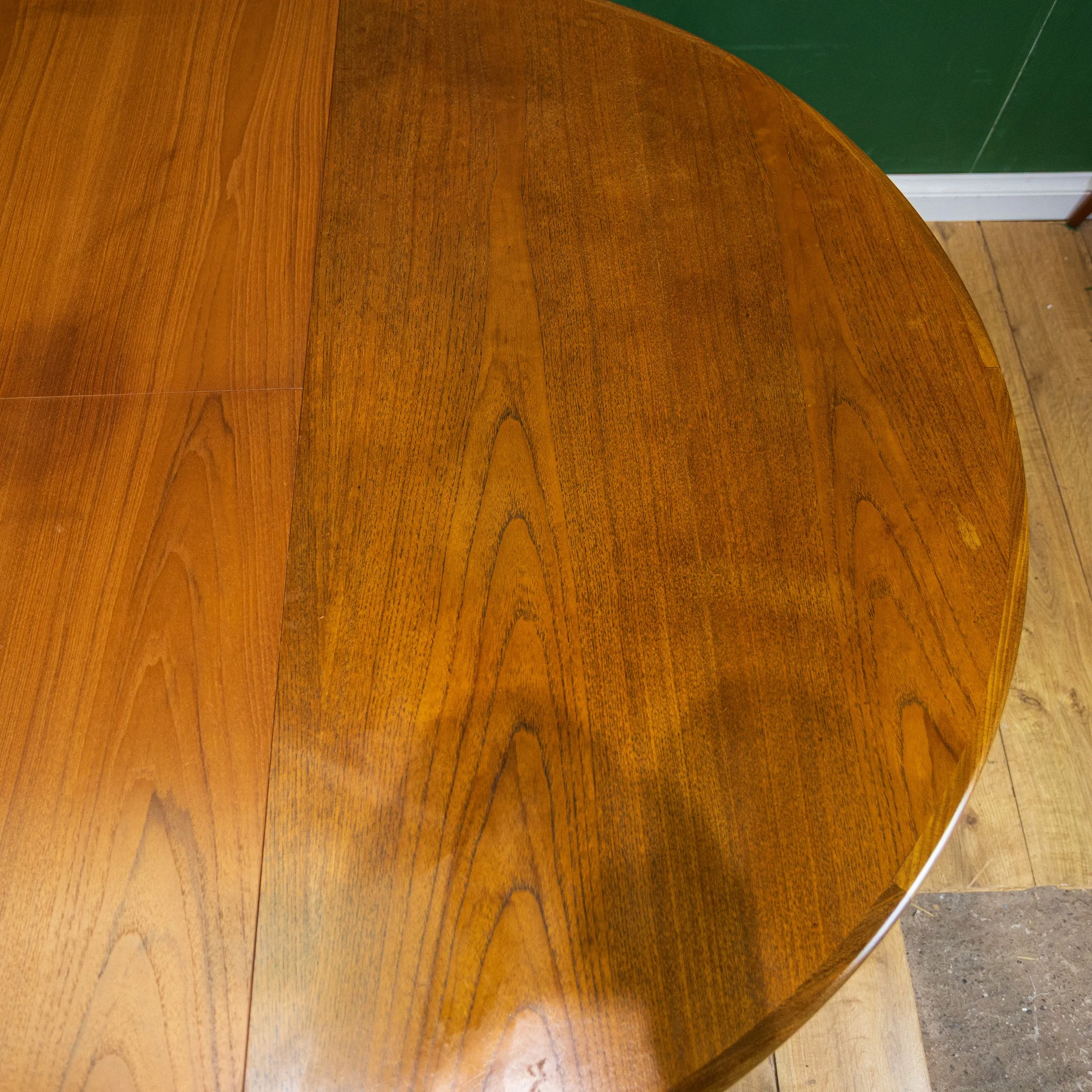 G Plan Fresco Circular Extending Teak Dining Table