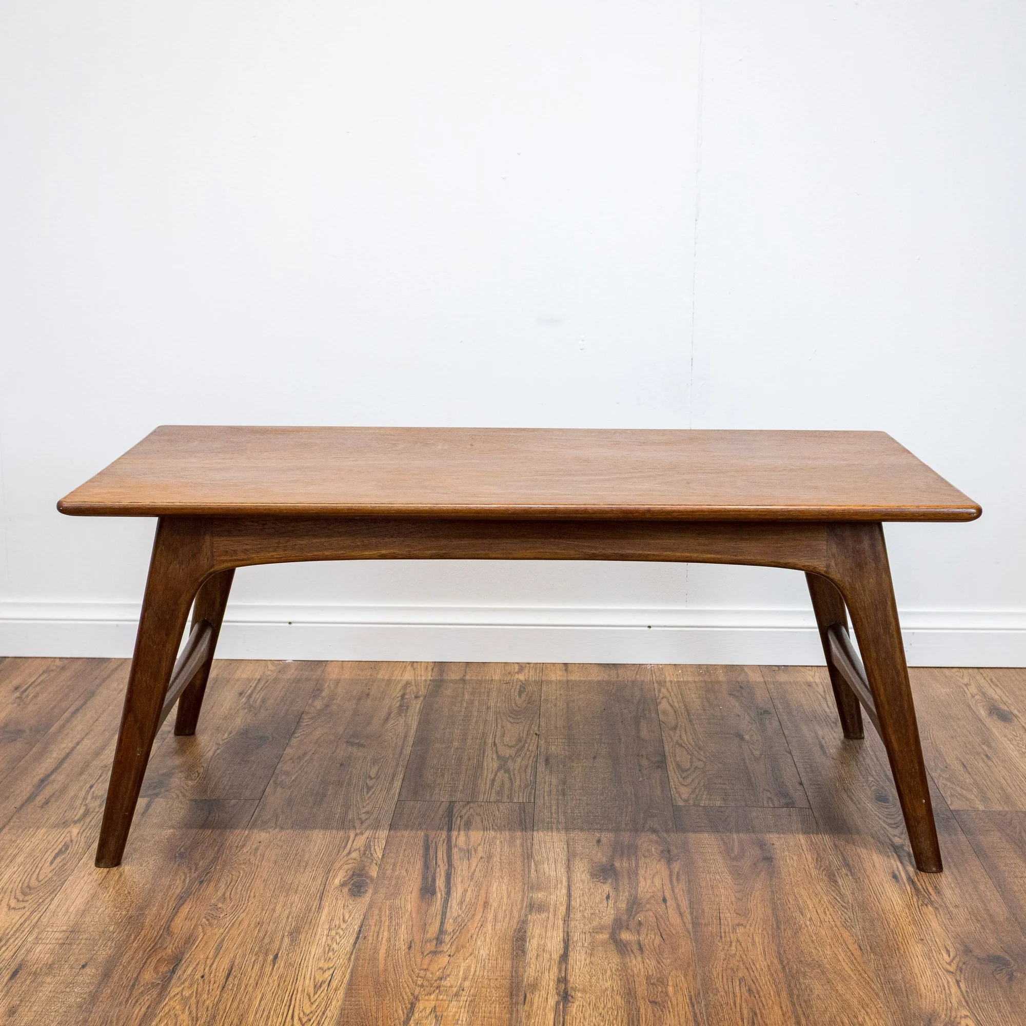 Mid Century Solid Teak Danish Coffee Table