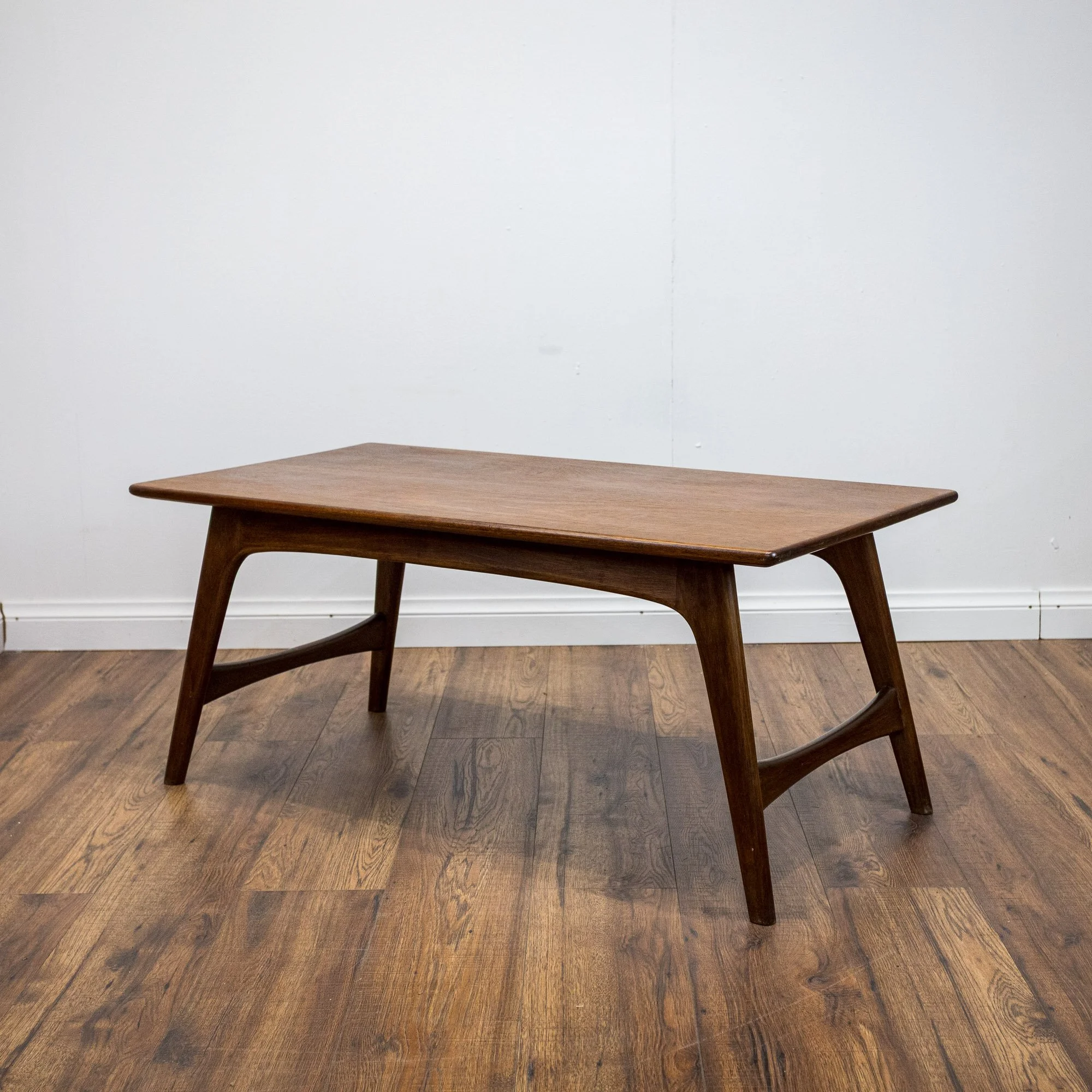 Mid Century Solid Teak Danish Coffee Table