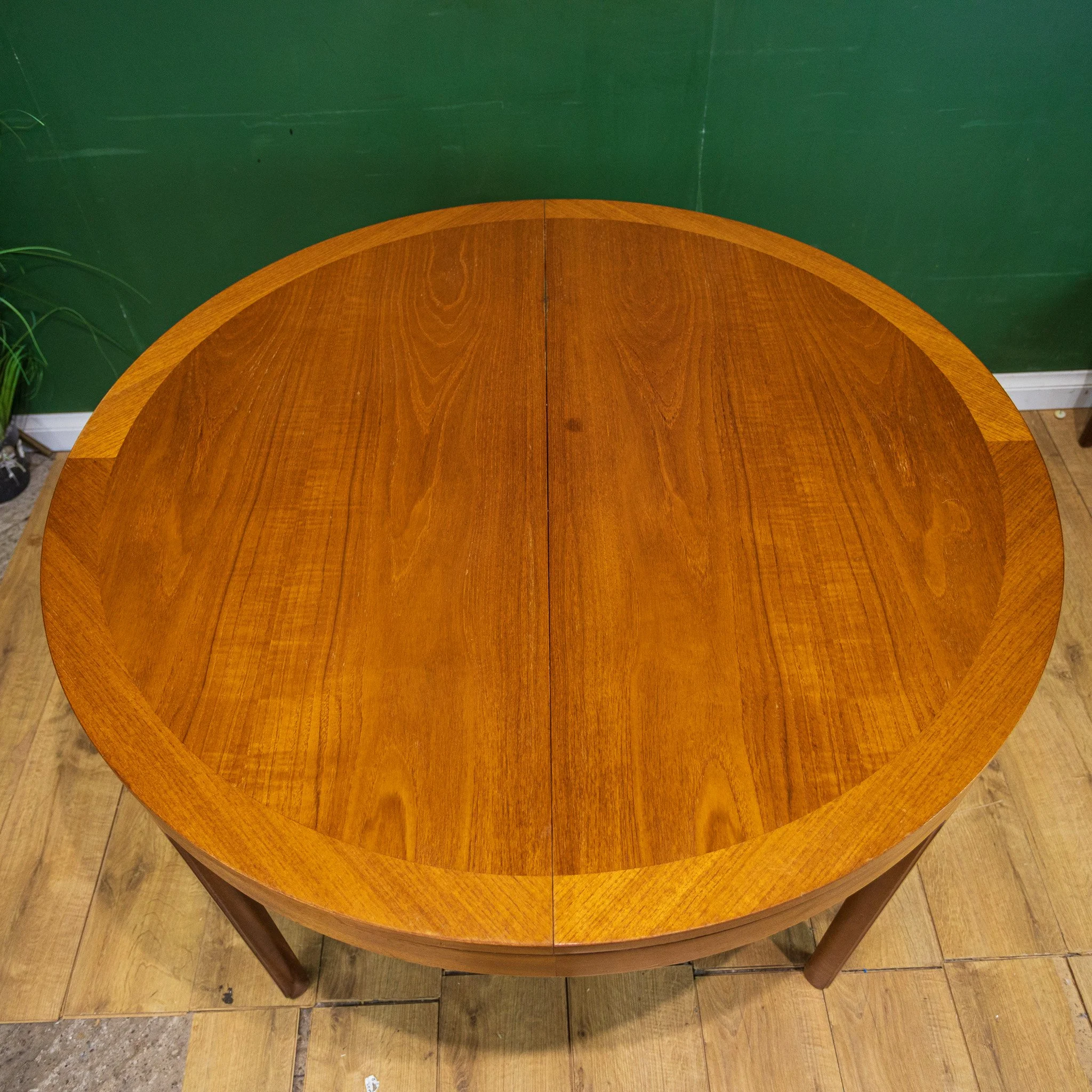 Nathan Round Teak Dining Table and 4 Chairs