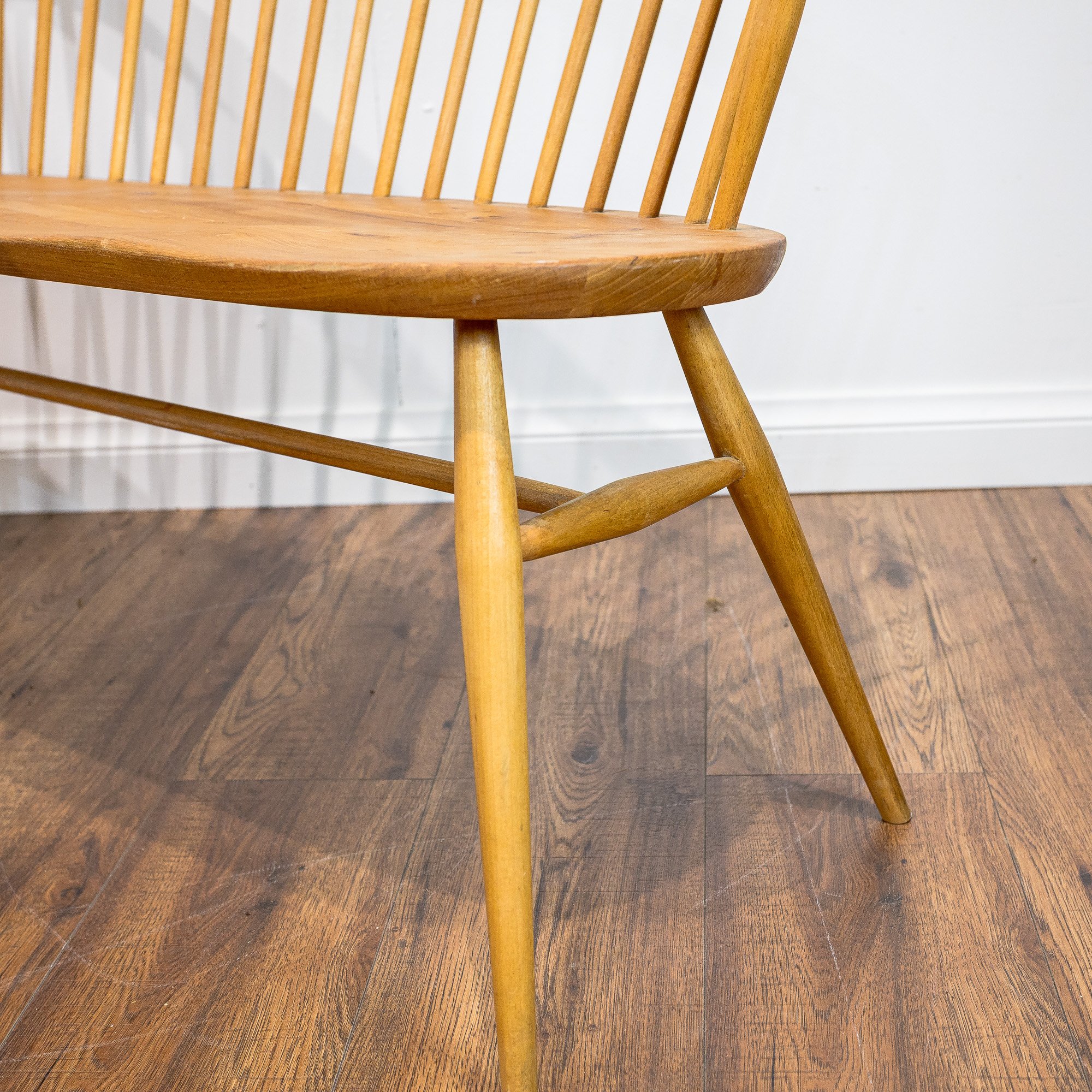 Ercol Elm Loveseat Model 349