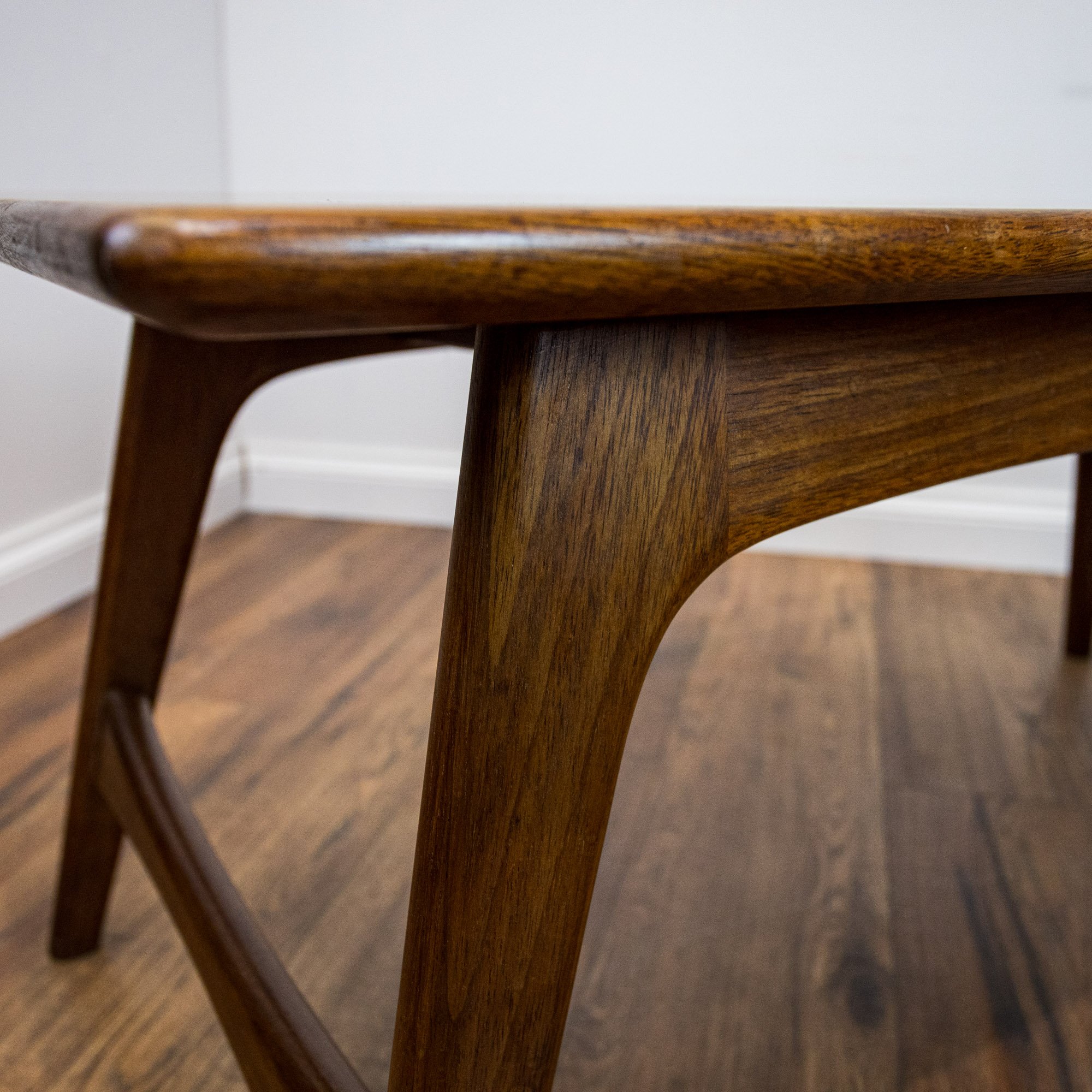 Mid Century Solid Teak Danish Coffee Table