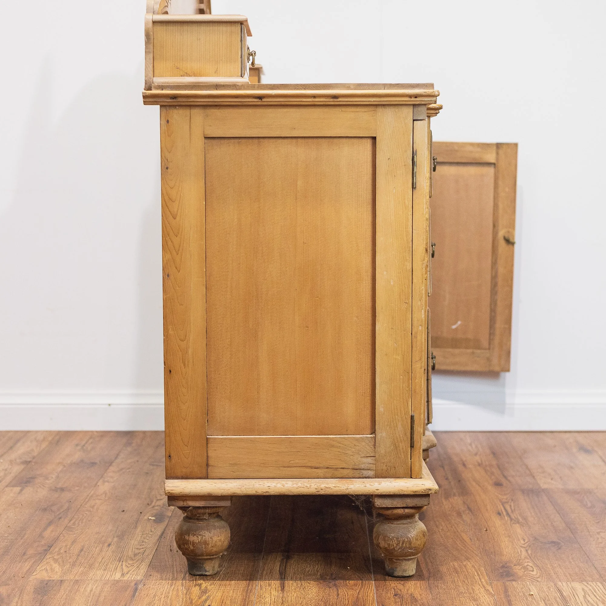 23. Victorian Pine breakfront 3 Drawer Dressing Table-27.jpg