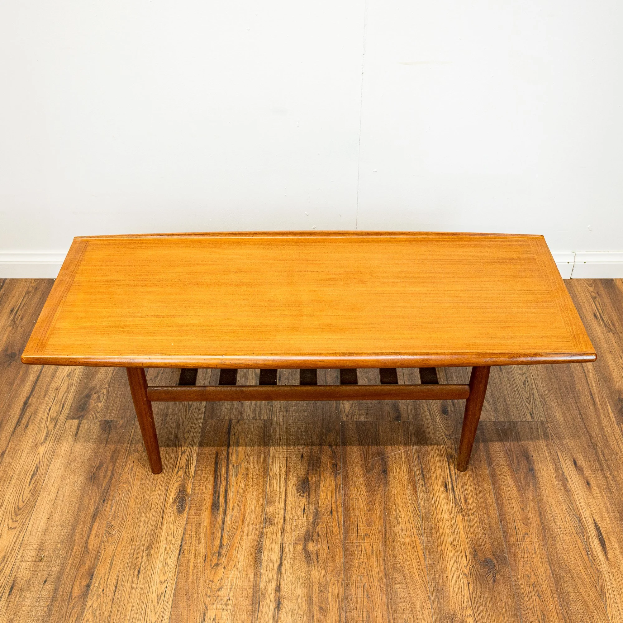 Danish Lipped Edge Teak Coffee Table
