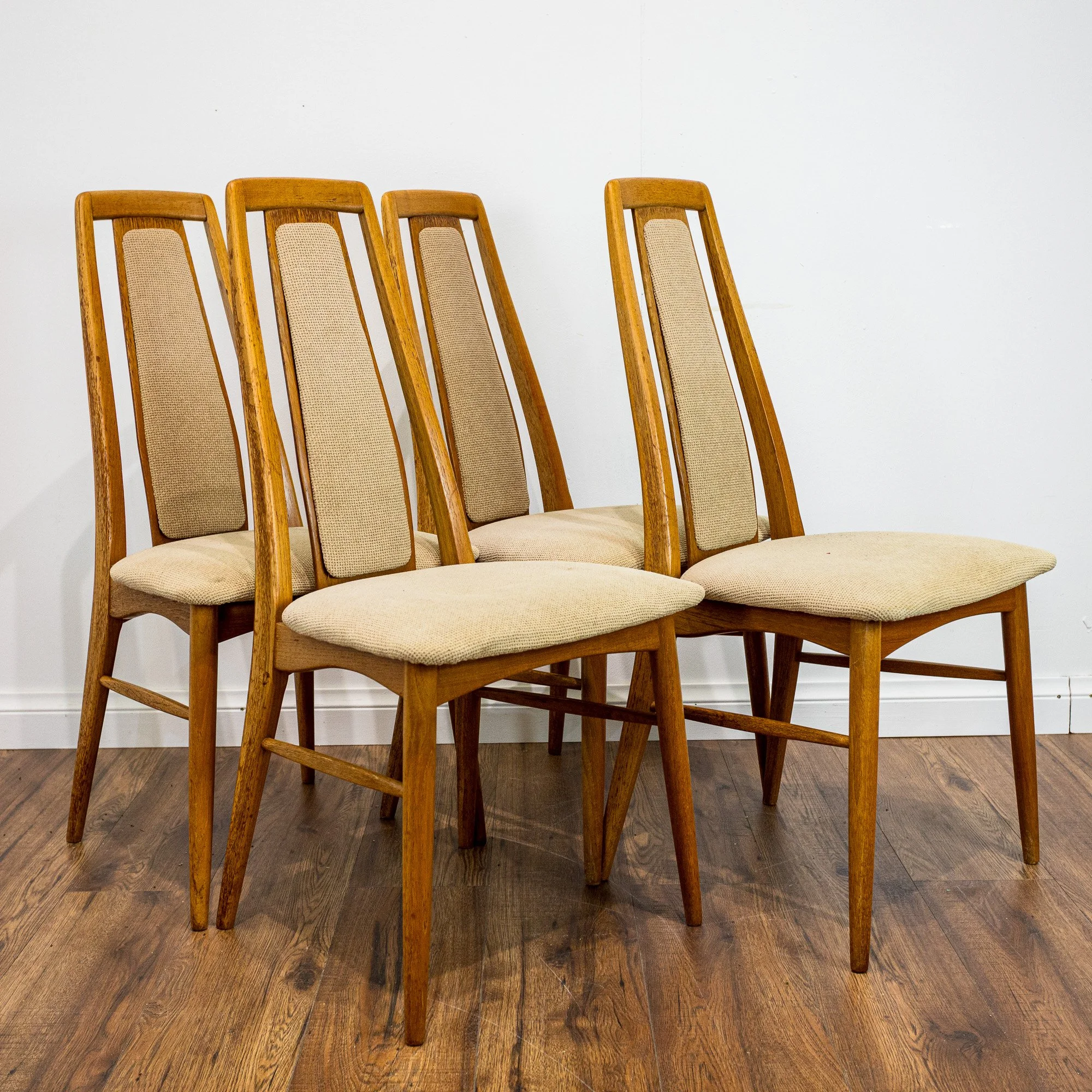 Niels Koefoed 'Eva' Teak Dining Chairs – Set of 4