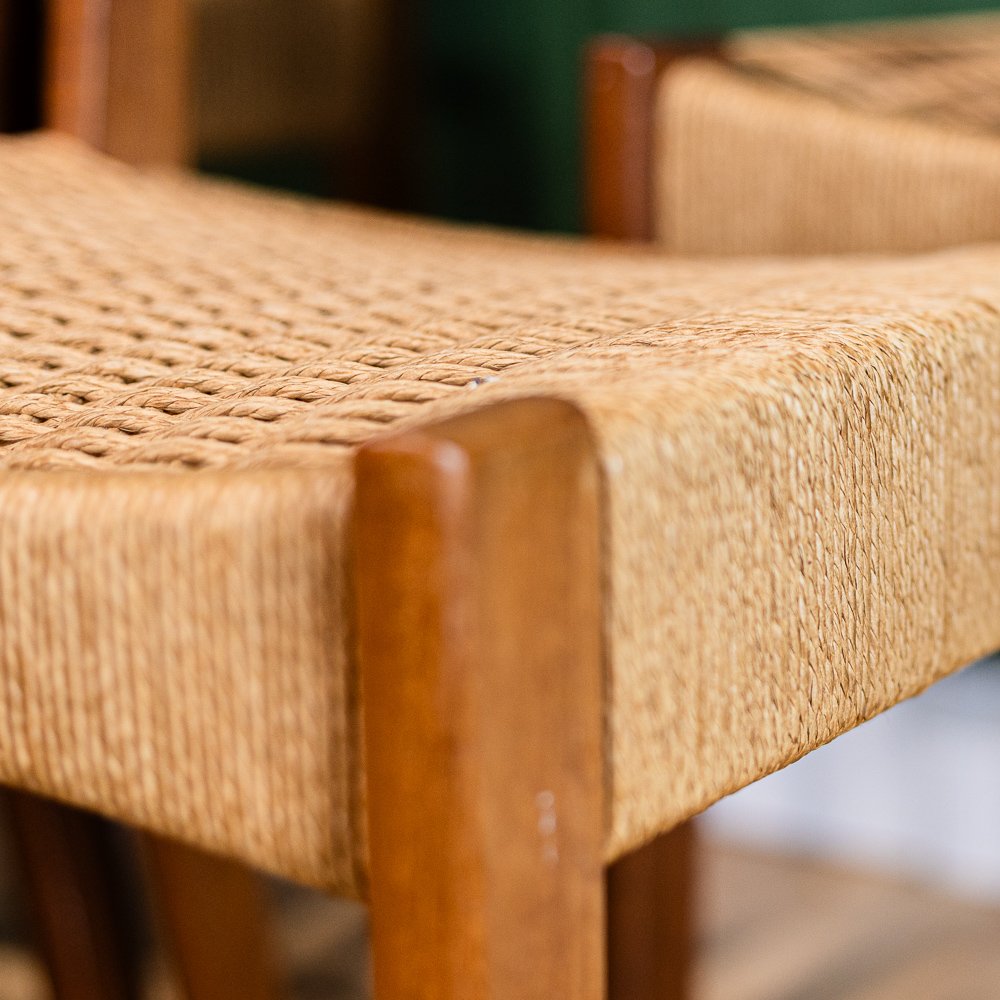 Set of 4x Arne Hovmand Olsen Danish Teak Dining Chairs