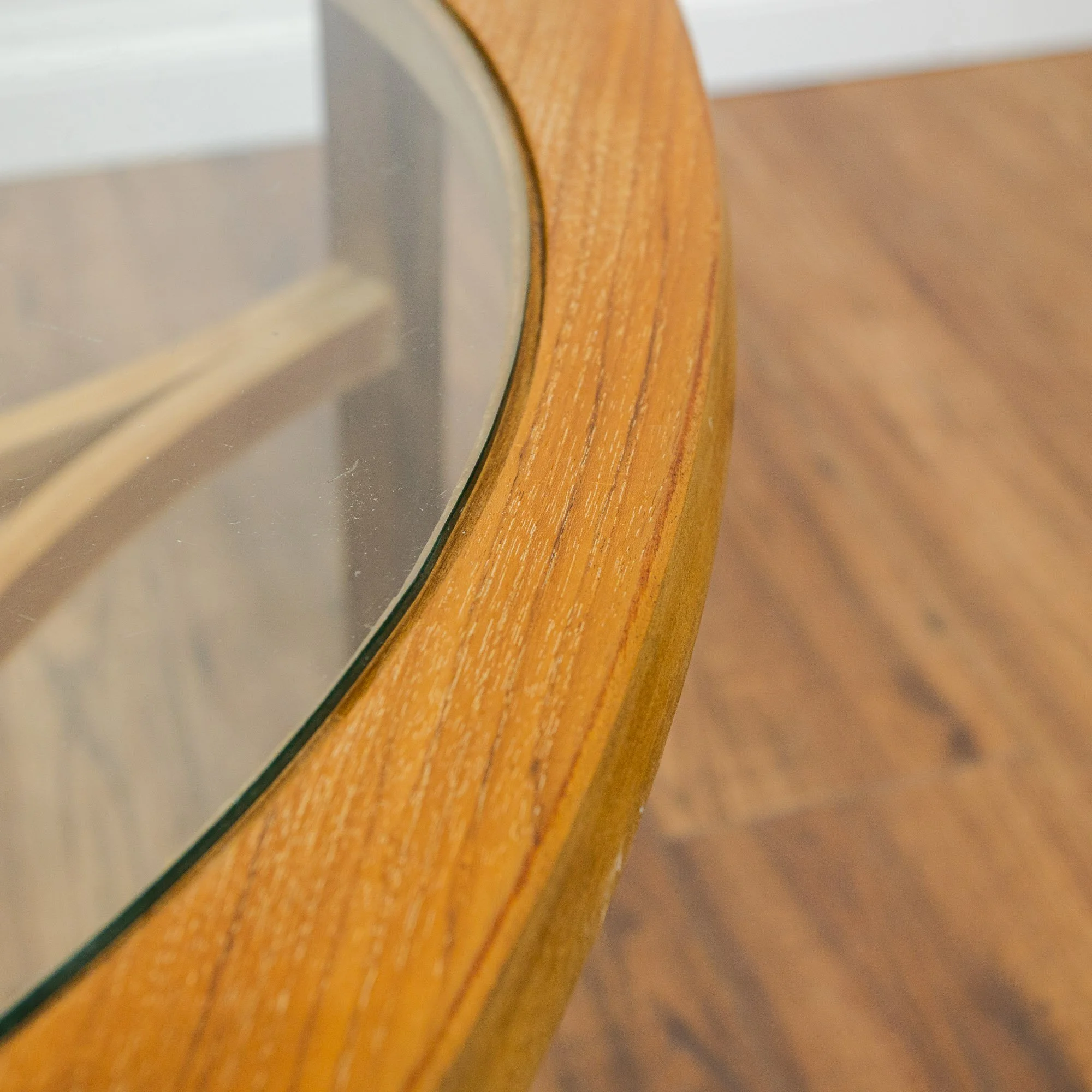 Nathan Trinity Teak & Glass Coffee Table