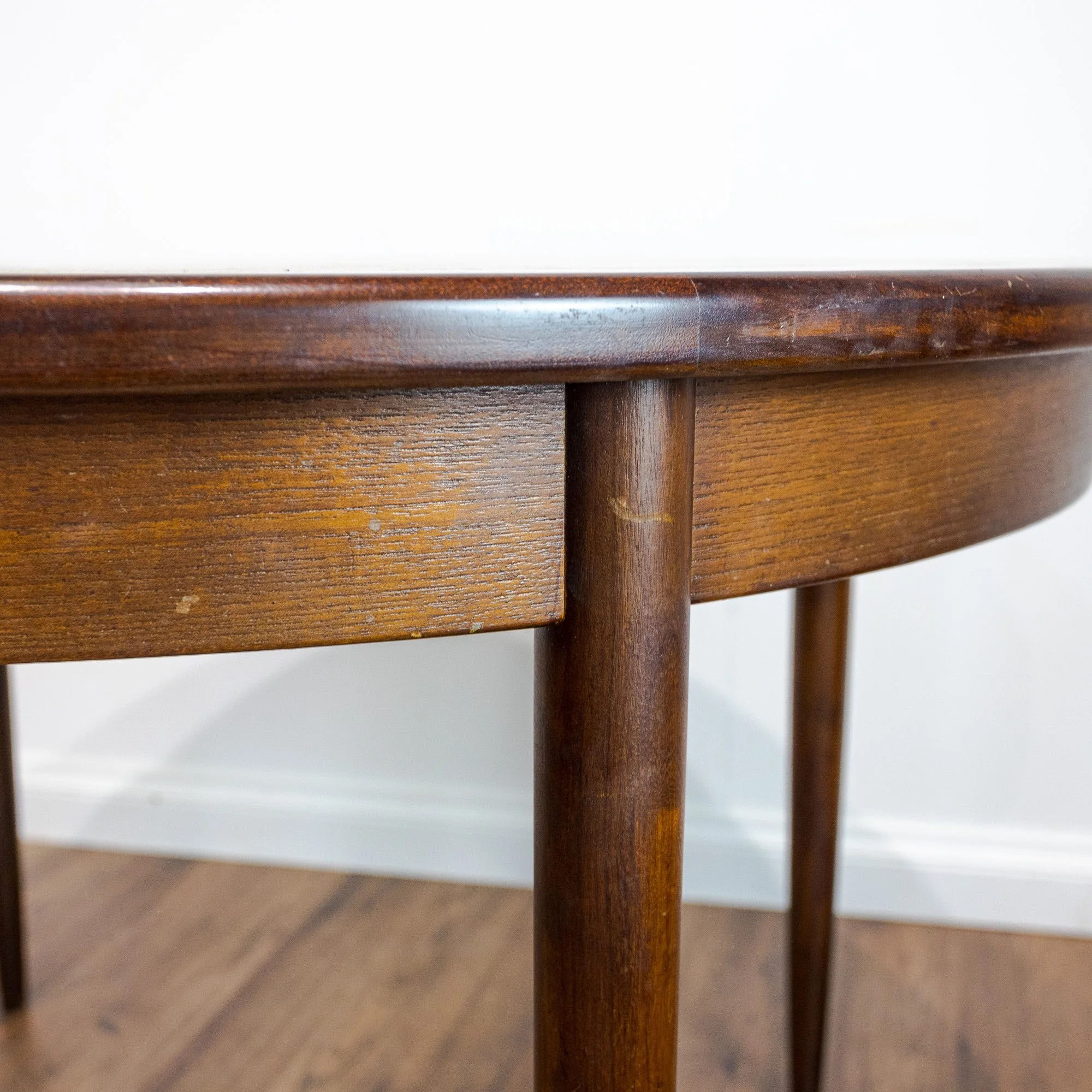 G Plan Fresco Teak Round Extending Dining Table by V. B. Wilkins