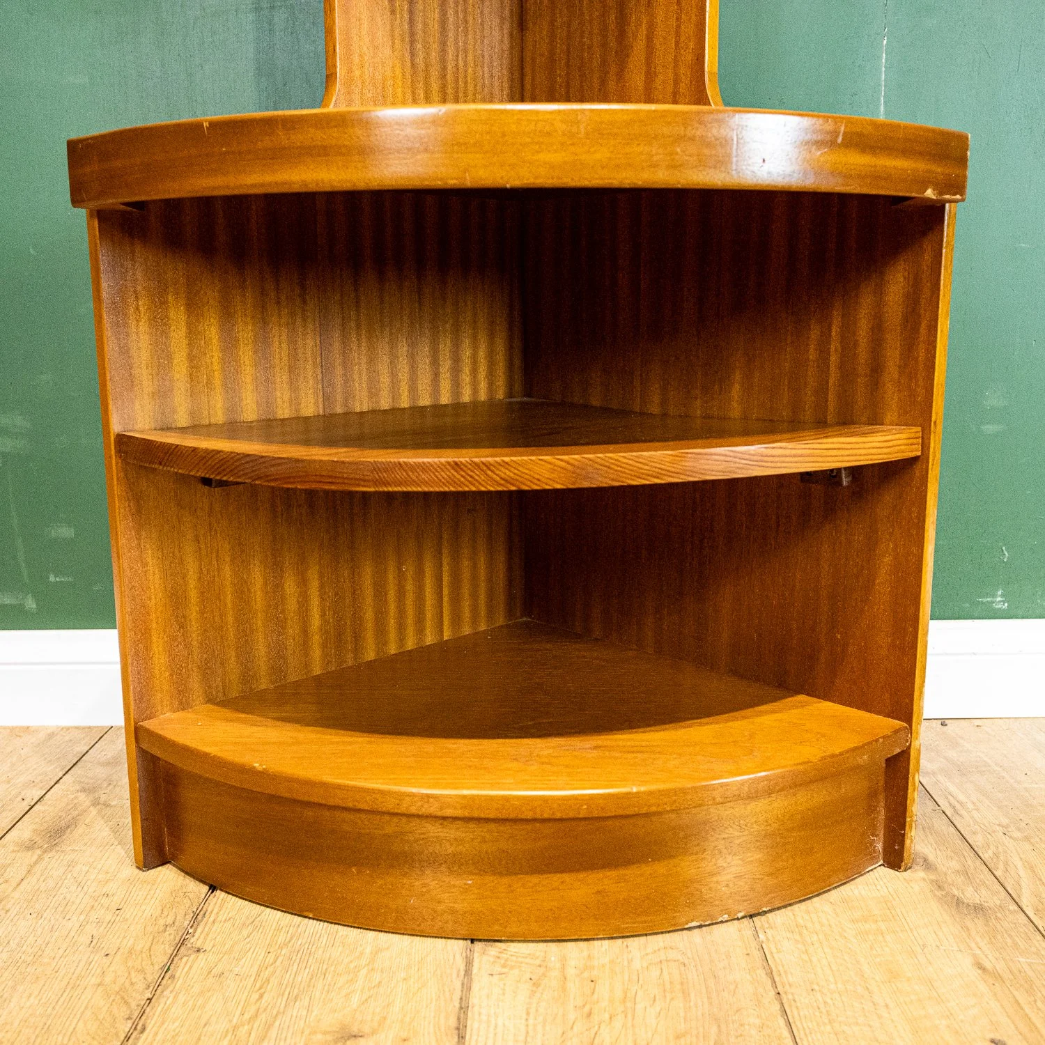 Jentique Teak Corner Shelving Unit