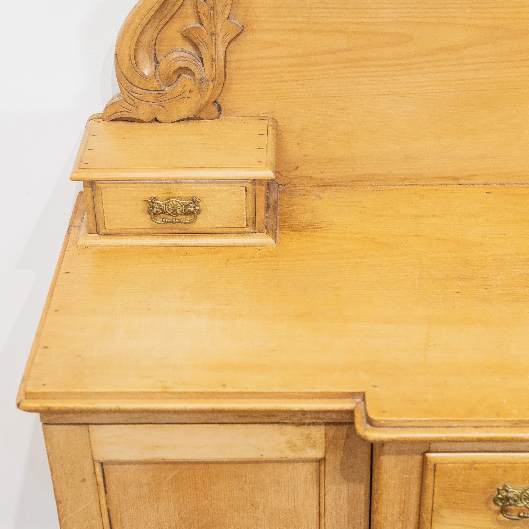 23. Victorian Pine breakfront 3 Drawer Dressing Table-24.jpg