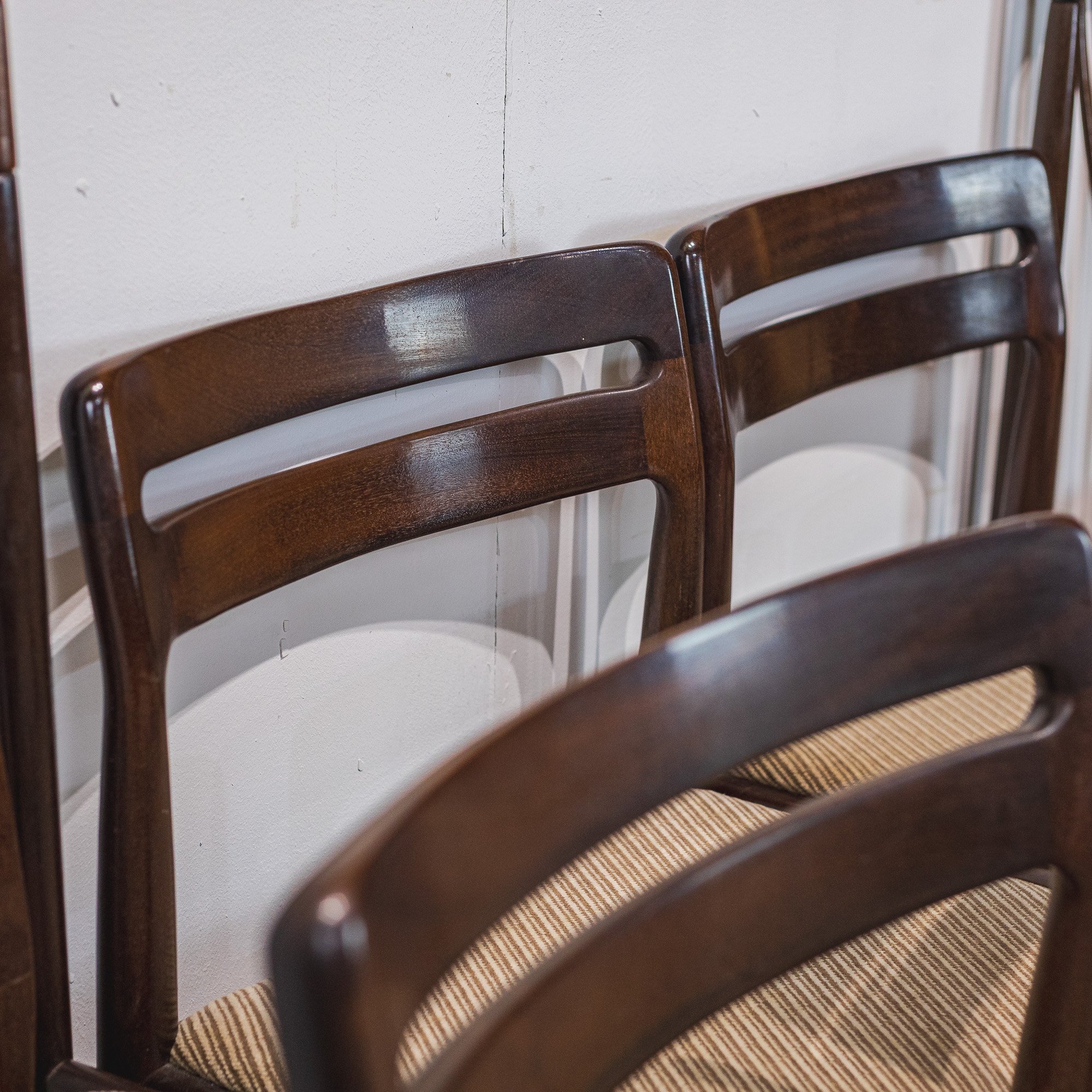 H.W. Klein for Bramin 8x Mahogany Dining Chairs (6+2)-6.jpg