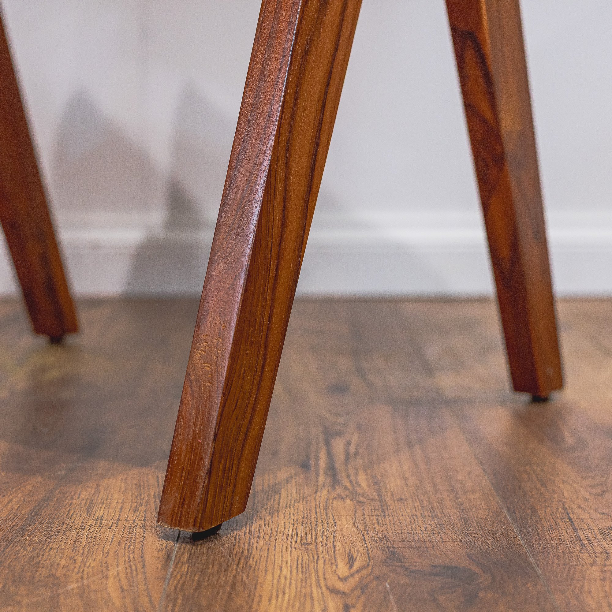 Pierre Jeanerette Style Teak and Cane Boomerang Chairs x2-3.jpg