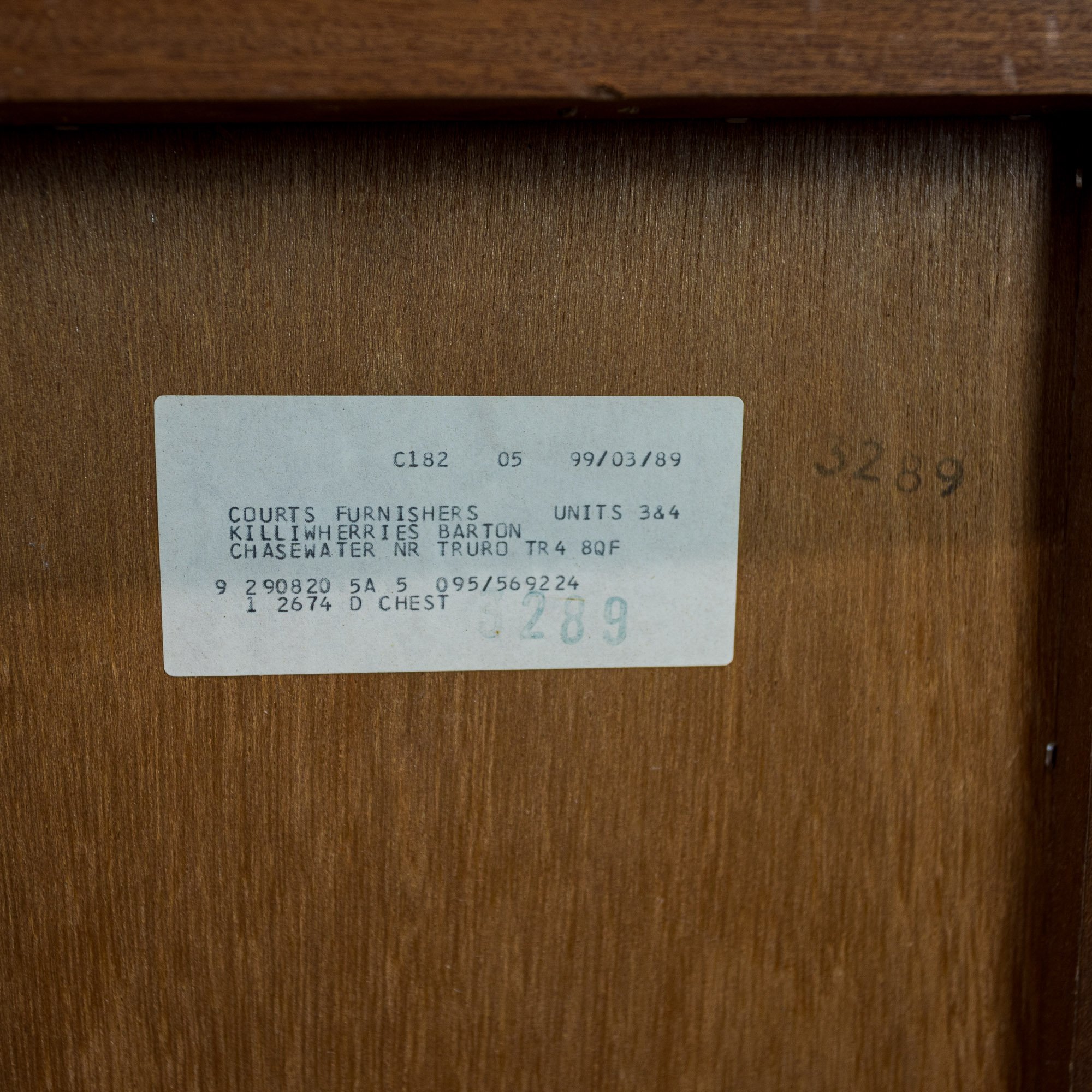 G Plan Albany Teak Chest of 4 Drawers by Leslie Dandy