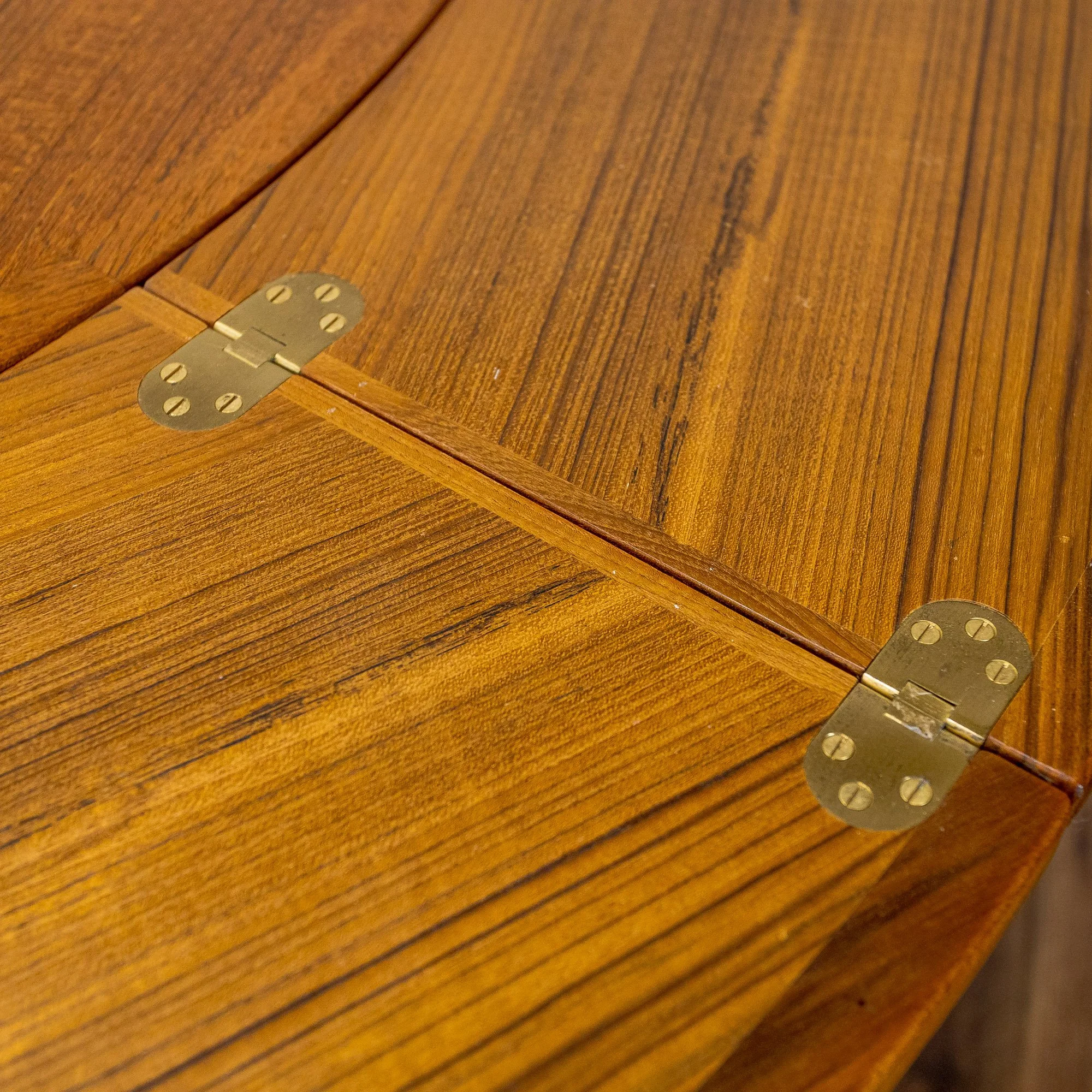 Dyrlund Danish Flip Flap Teak Dining Table