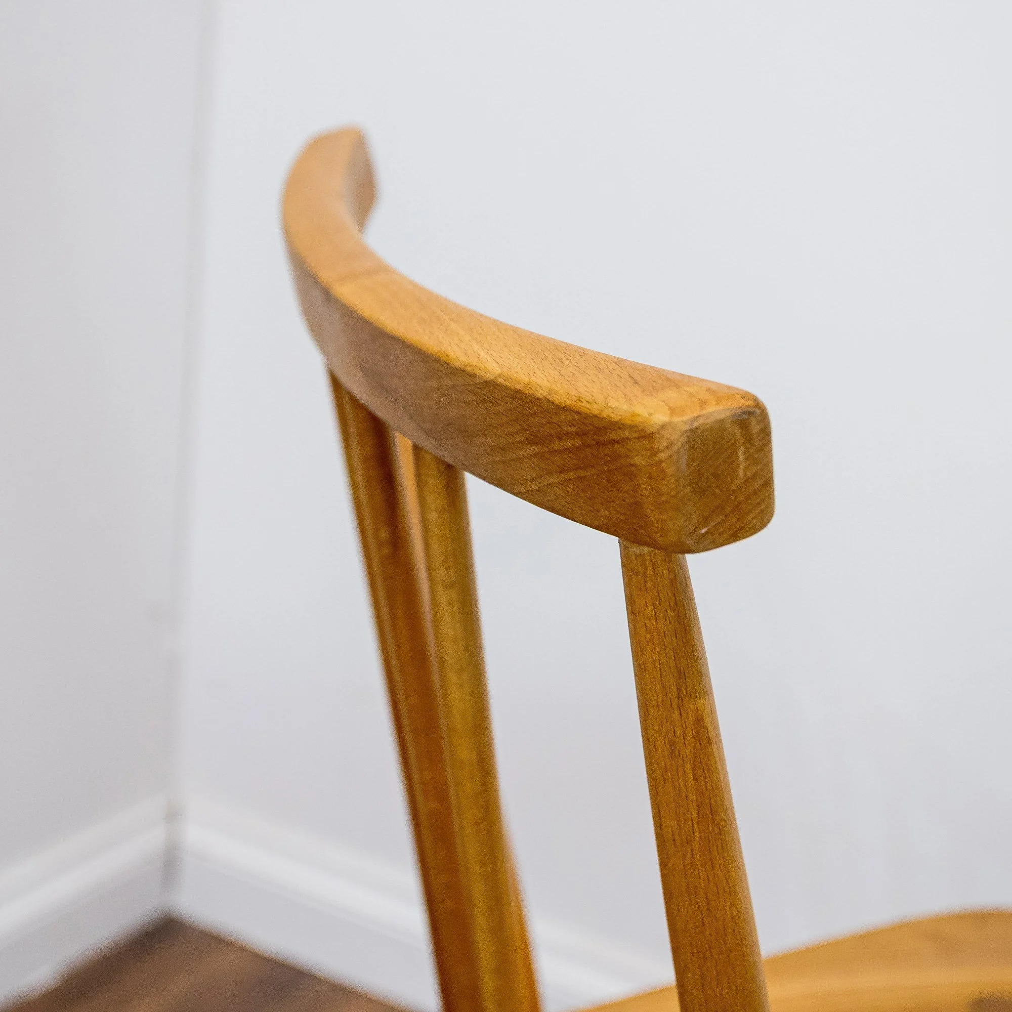 Ercol Model 391 Blue Label Elm and Beech Dining Chairs – Set of 4