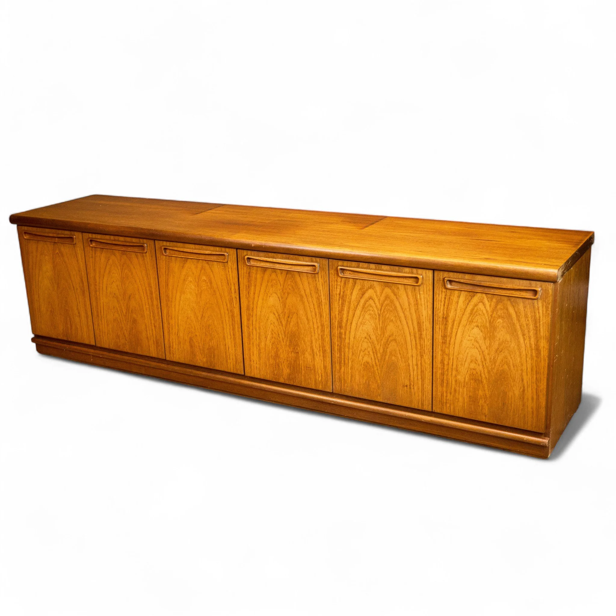 6 Door Low Teak Sideboard