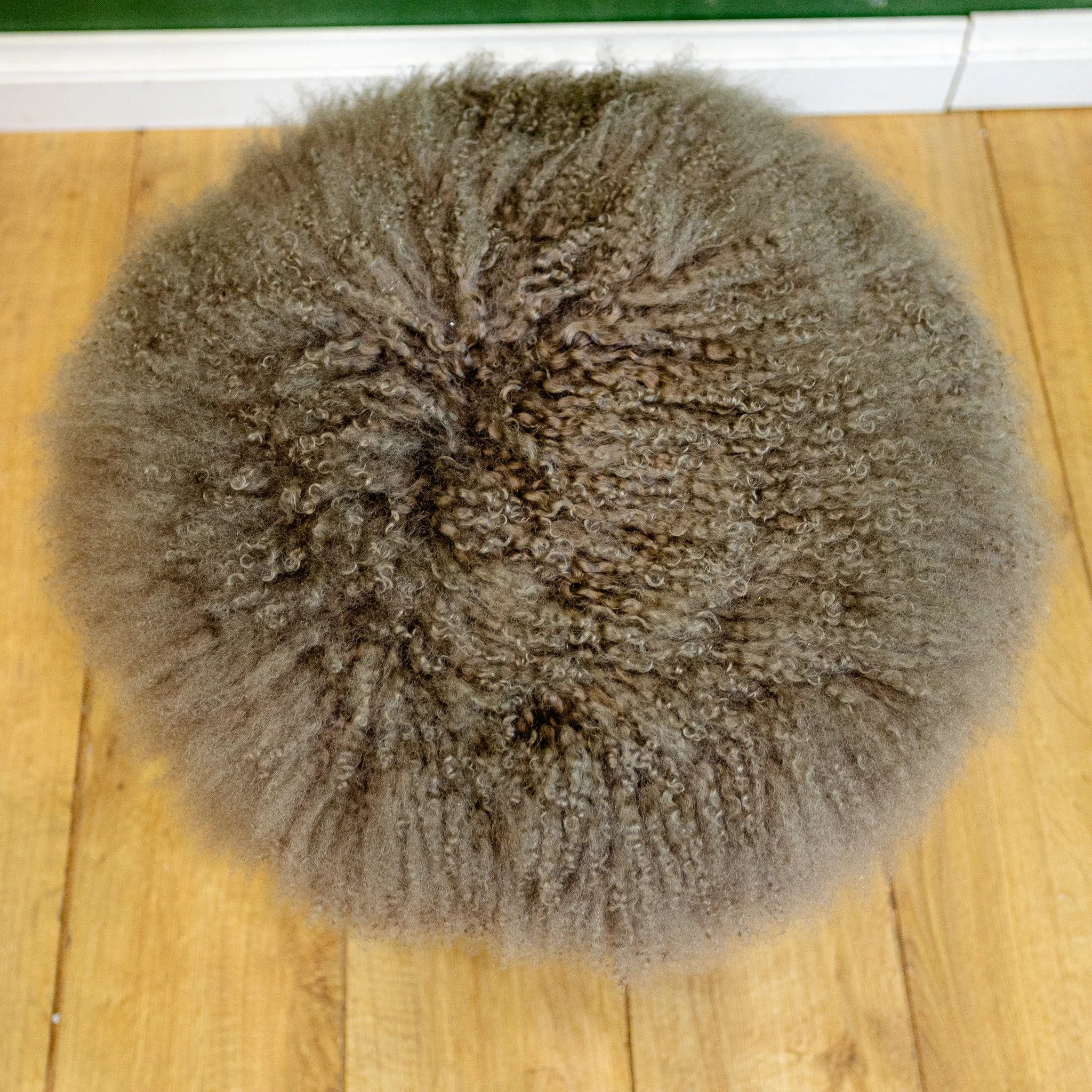 Deer Antler Stool with Merino Wool Cushion