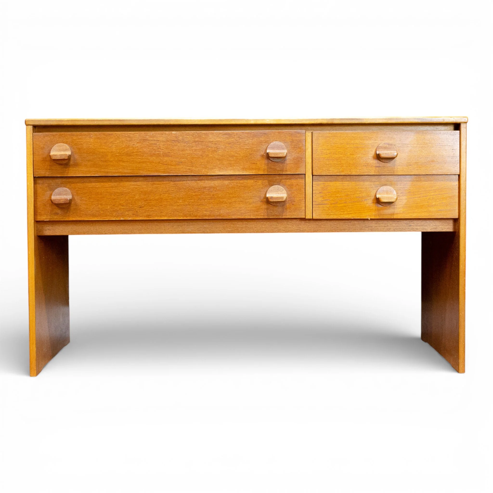 Stag Cantana Teak 4 Drawer Dressing Table