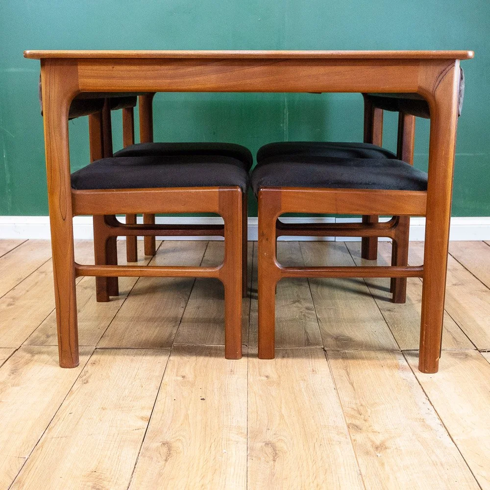 McIntosh Teak Extending Dining Table and 4 Chairs