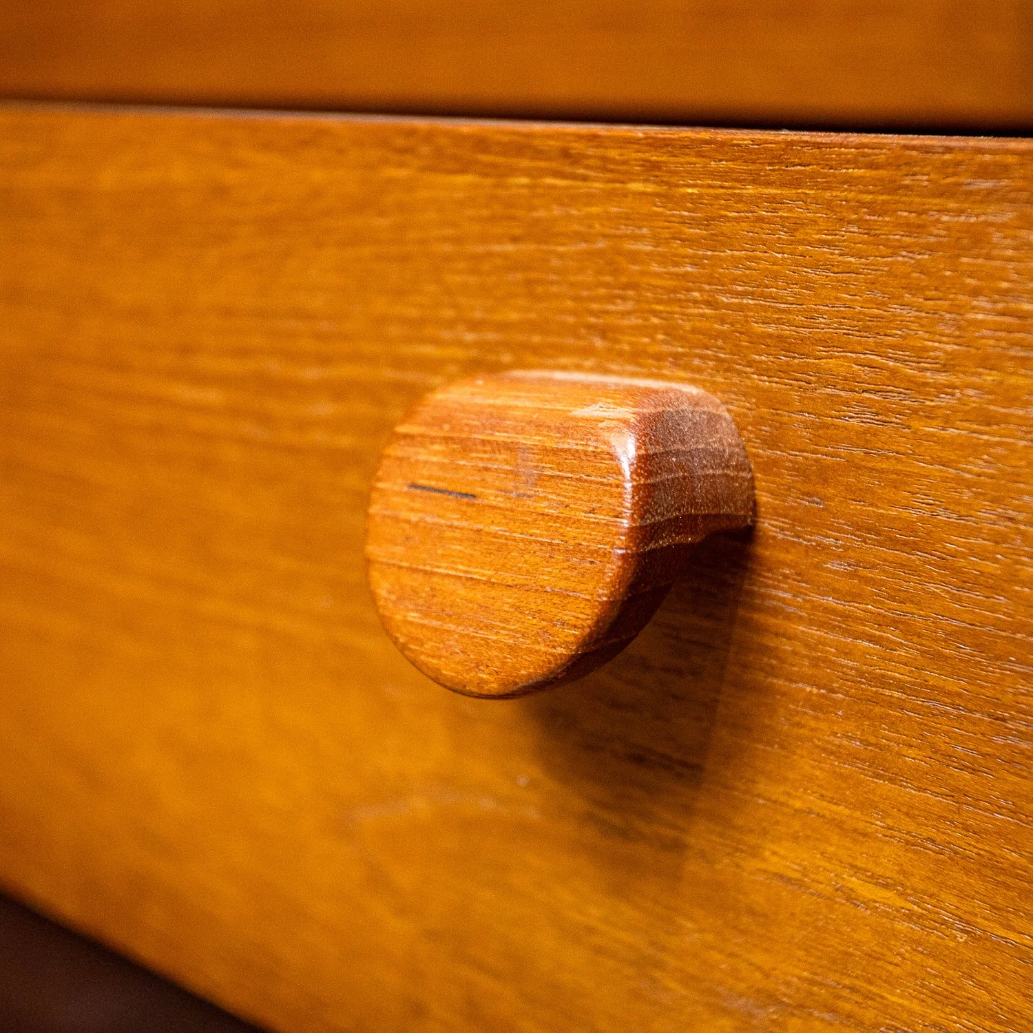 Stag Teak Chest of 3 Graduating Drawers