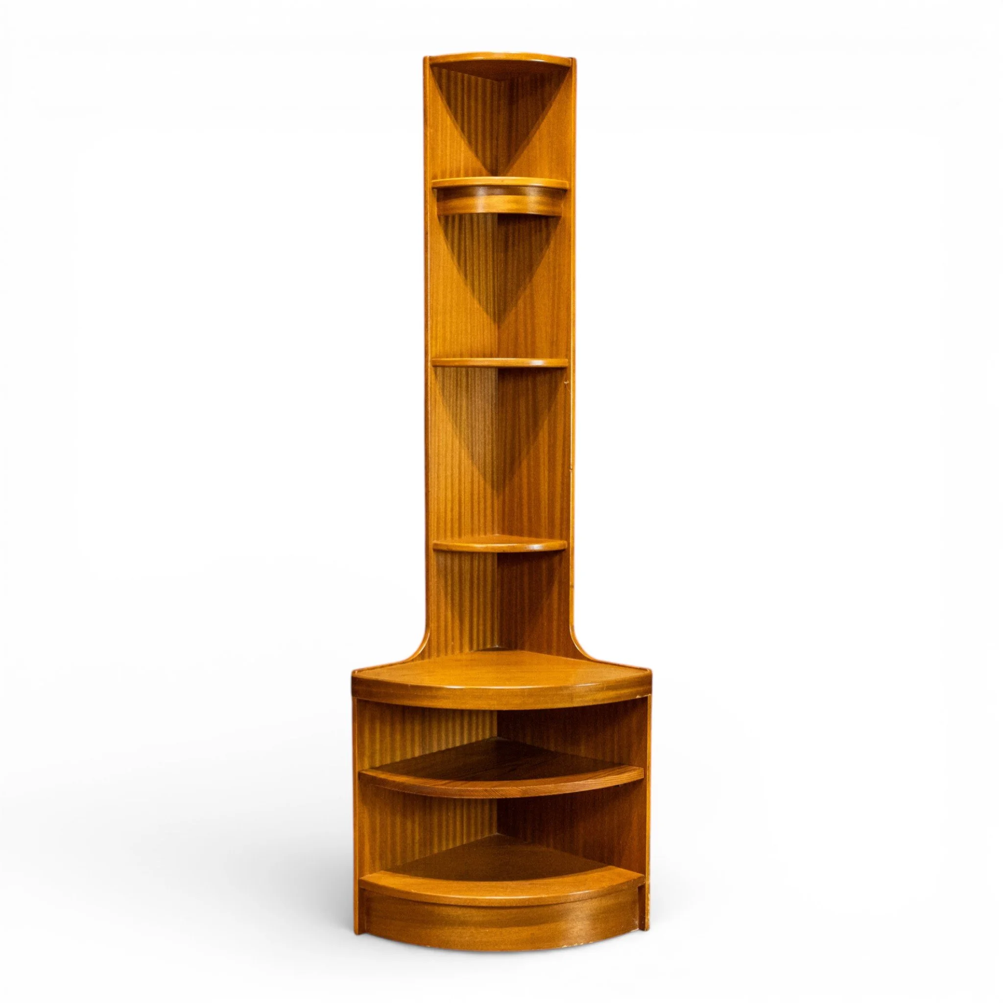 Jentique Teak Corner Shelving Unit