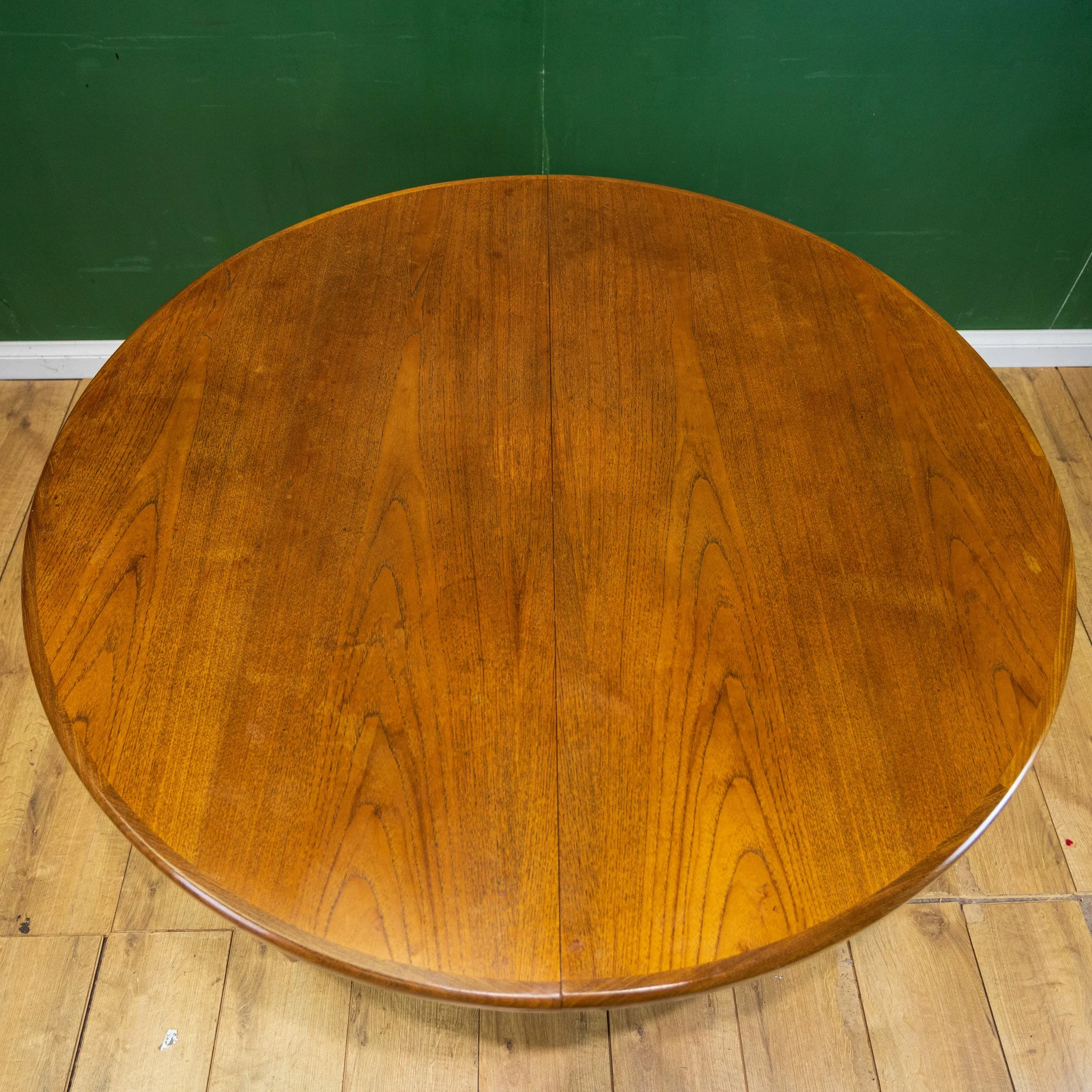 G Plan Fresco Circular Extending Teak Dining Table