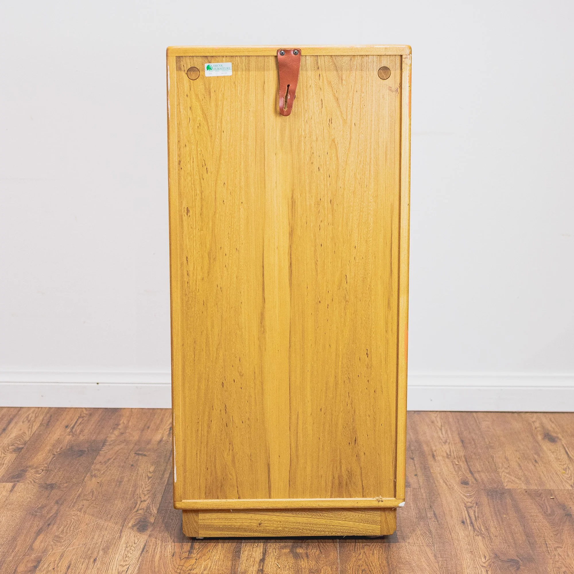 Ercol Windsor Model 1008 Blonde Elm Single Cupboard -12.jpg