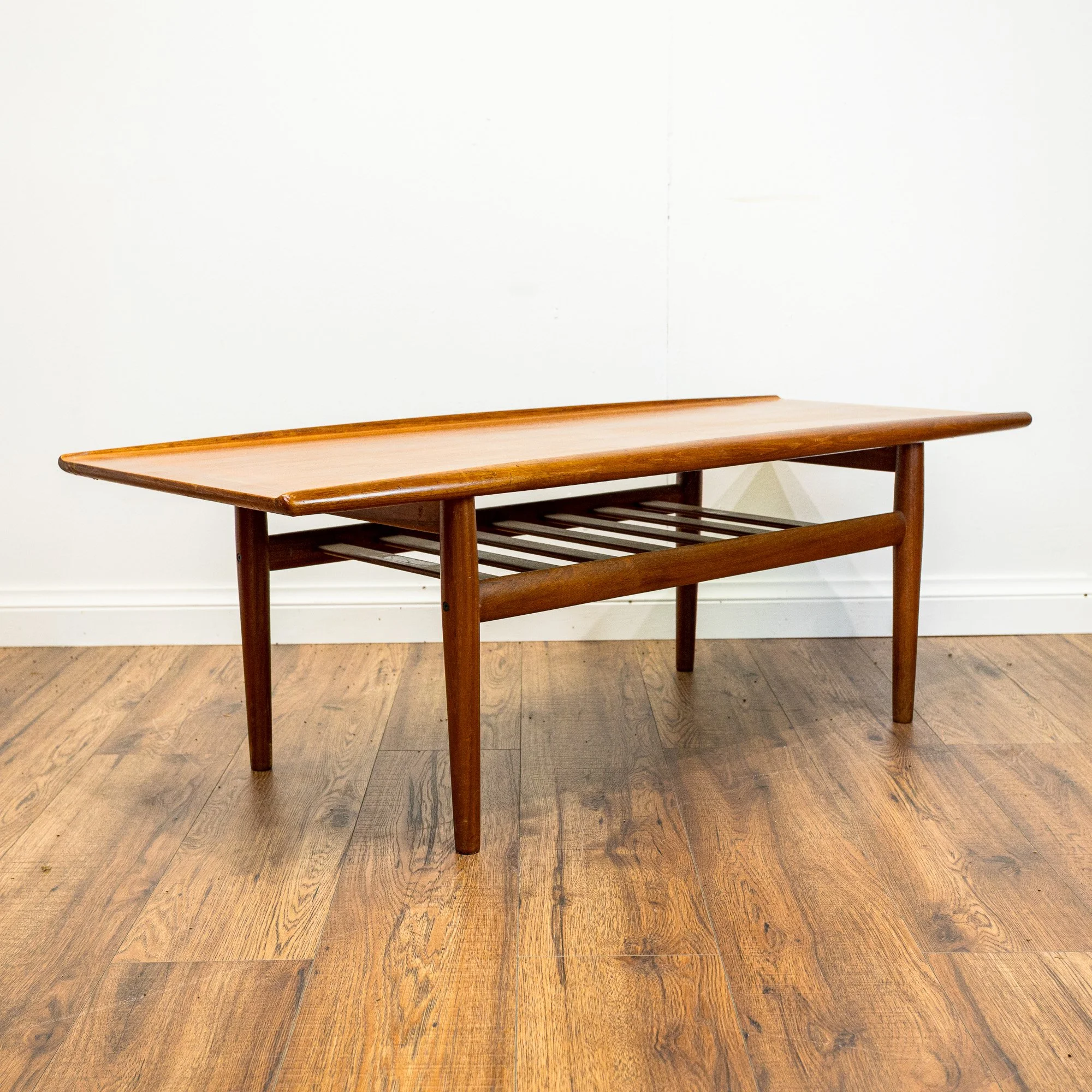 Danish Lipped Edge Teak Coffee Table