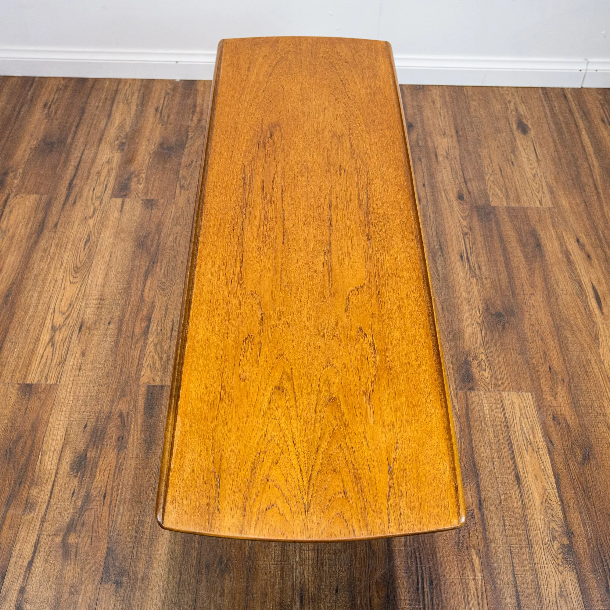 Long Teak Mid Century Coffee Table
