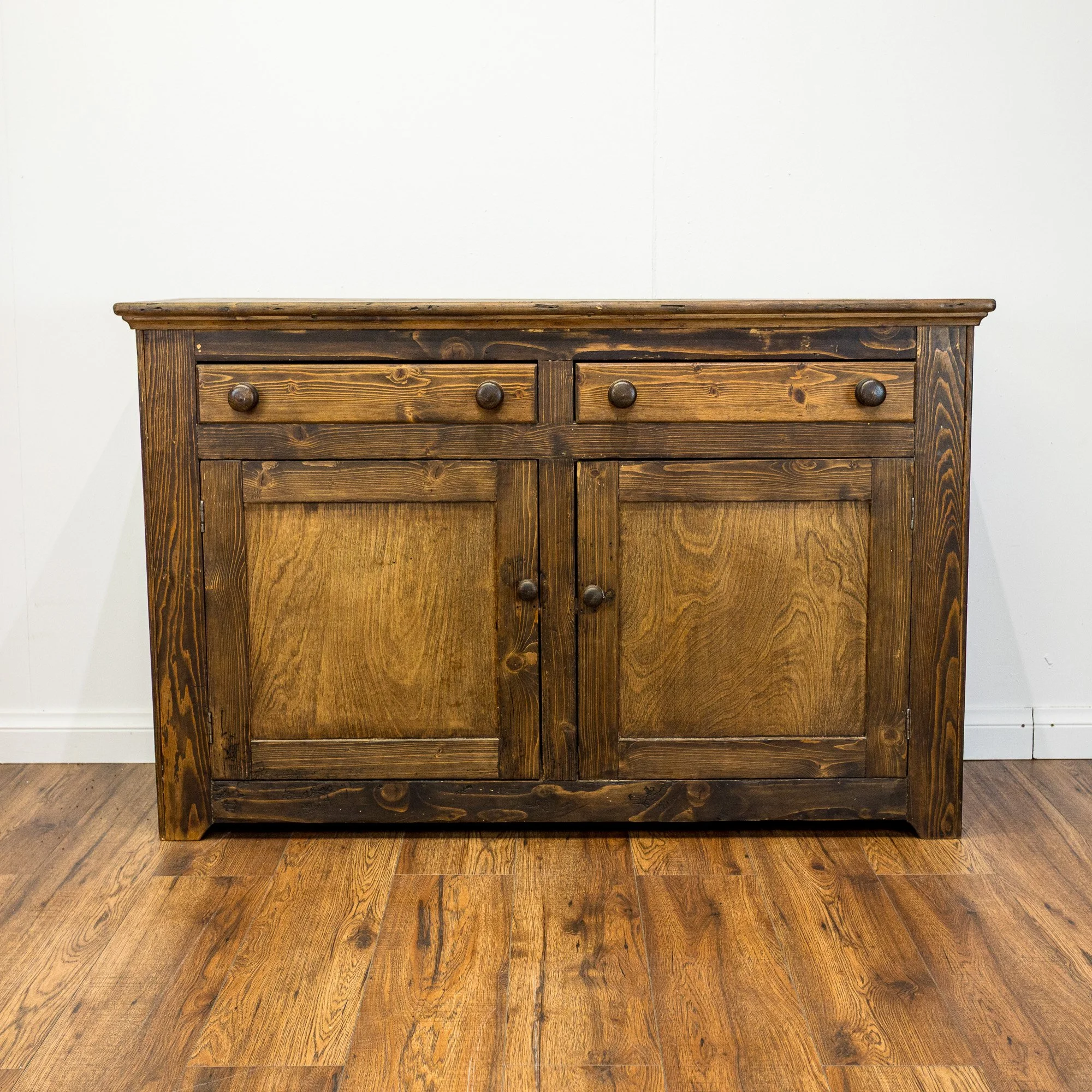 Charred Pine Two-Door Sideboard
